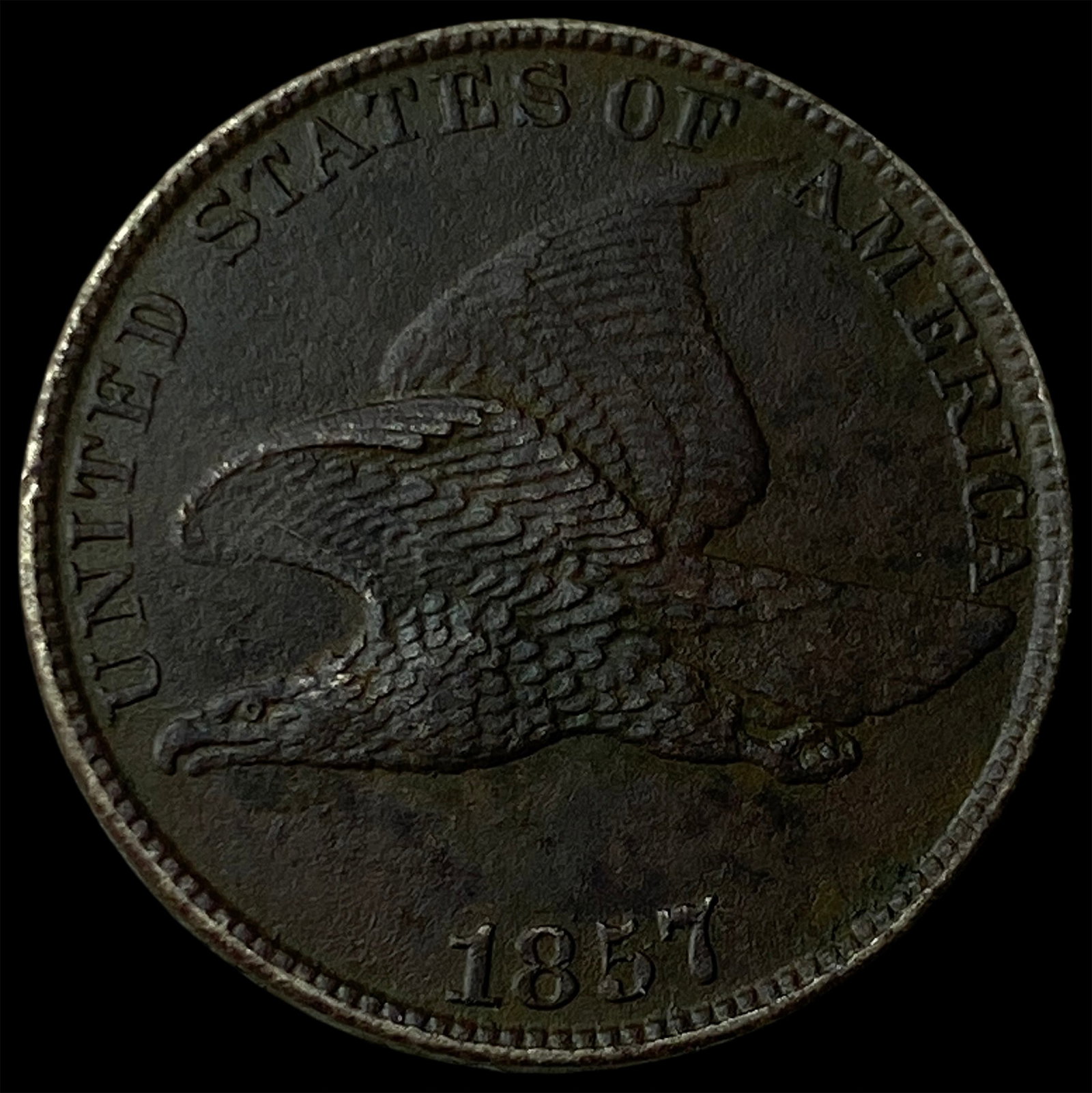 1857 Flying Eagle Cent UNCIRCULATED (1 of 2)