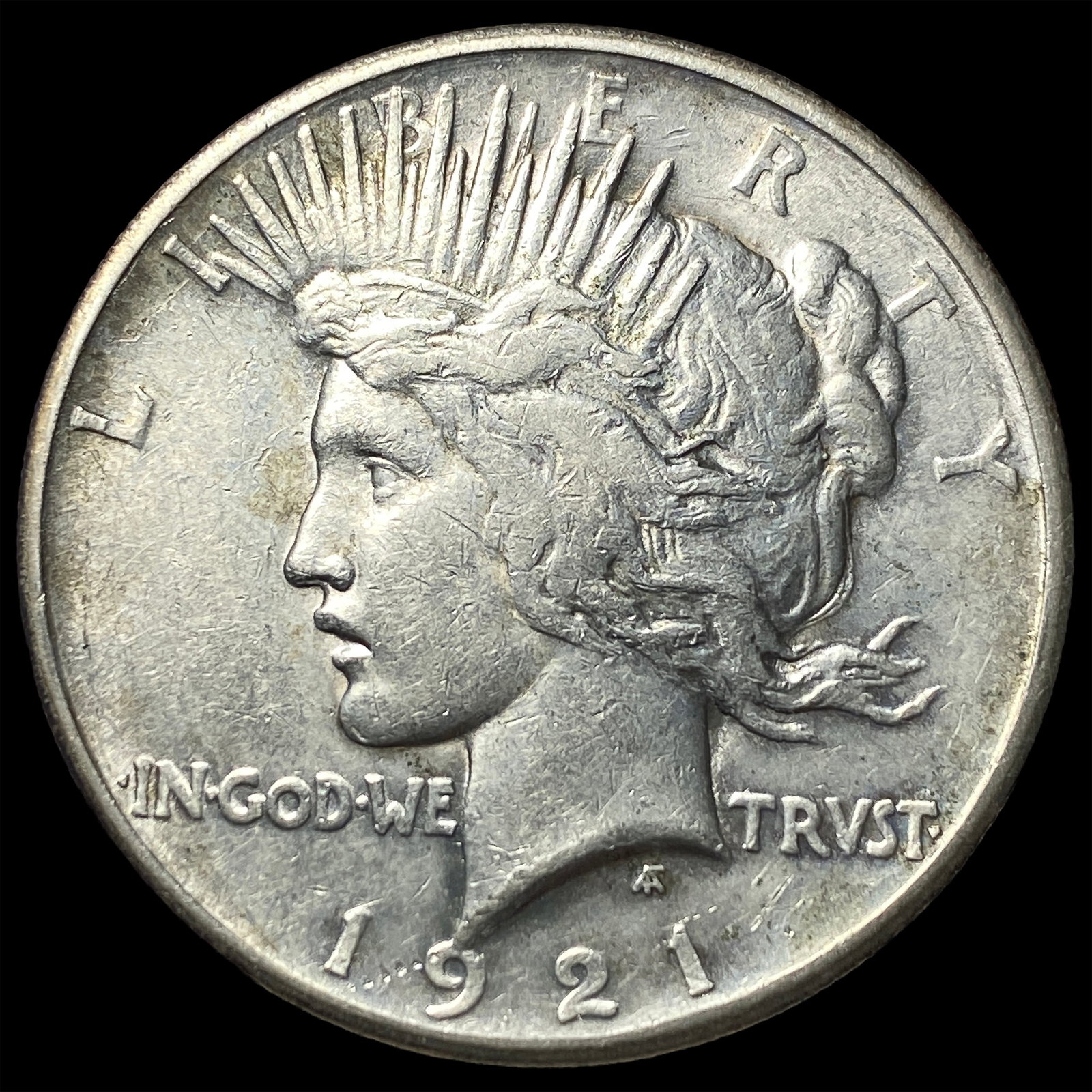 1921 Silver Peace Dollar CHOICE AU: 1921 Silver Peace Dollar CHOICE AU
