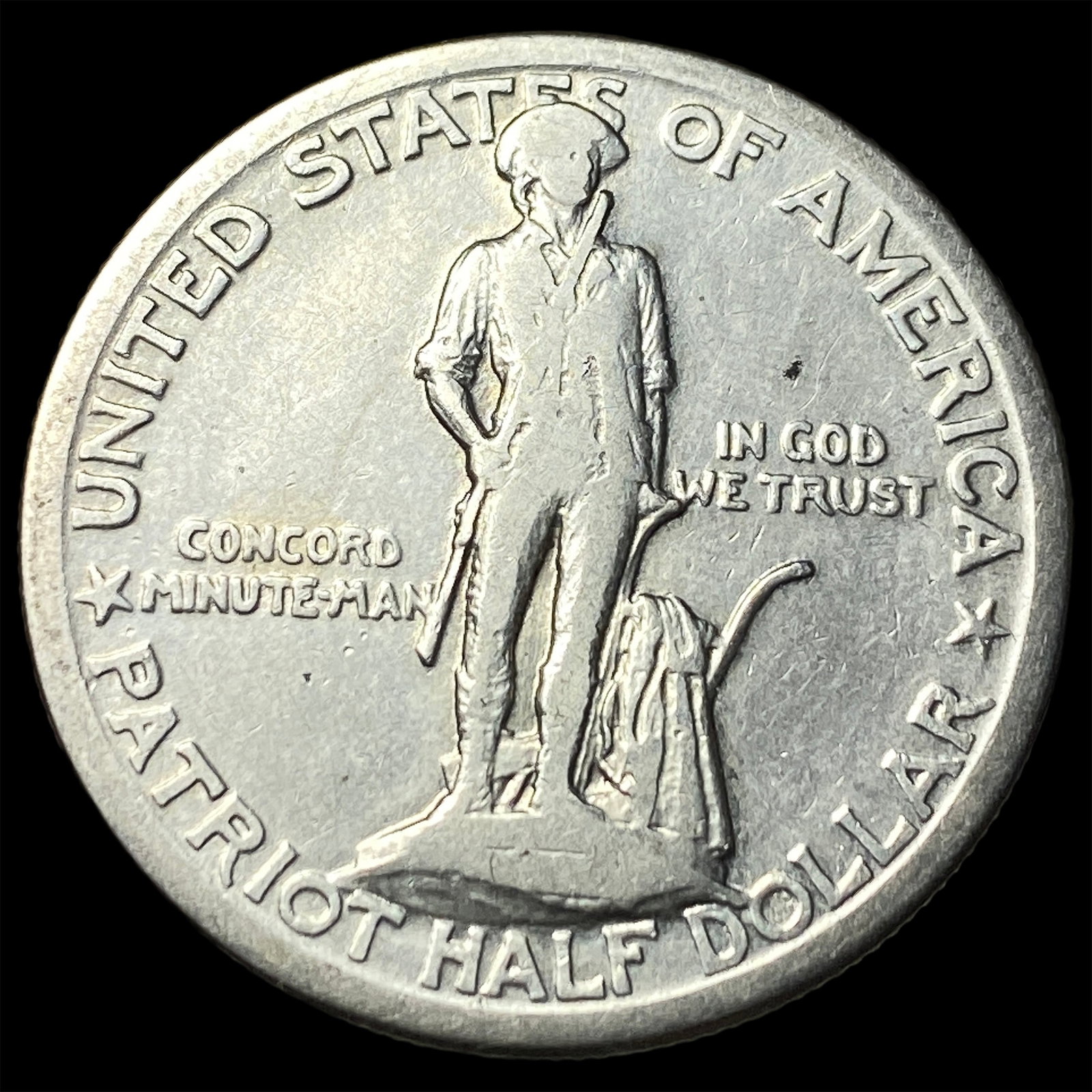 1925 Silver Lexington-Concord Half Dollar LIGHTLY CIRCULATED (1 of 2)