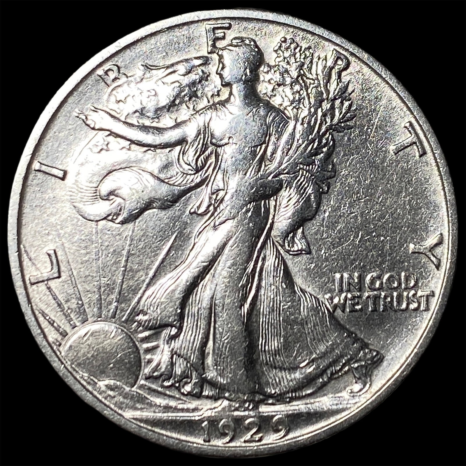 1929-S Silver Walking Liberty Half Dollar CHOICE AU: 1929-S Silver Walking Liberty Half Dollar CHOICE AU