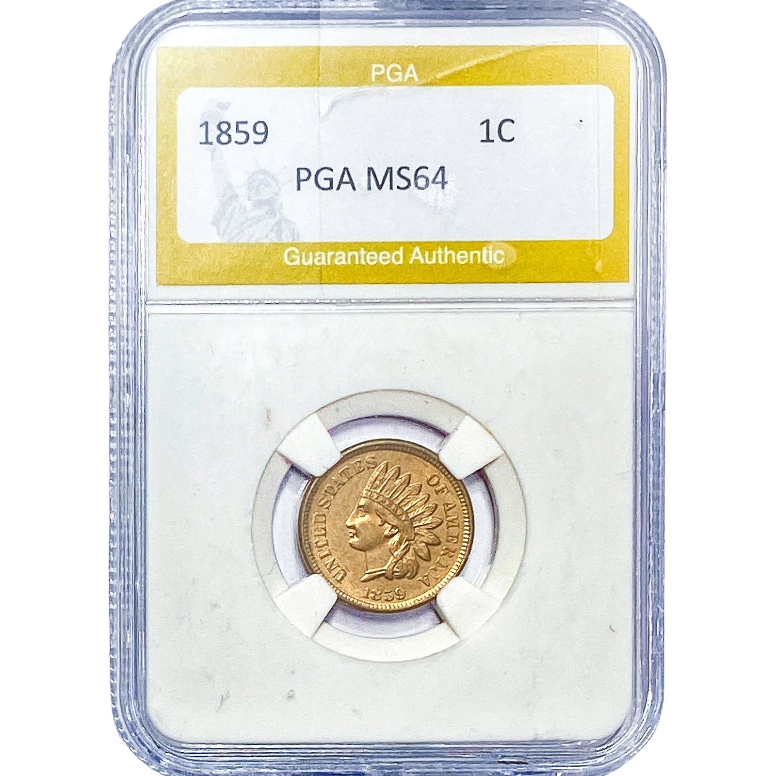 1859 Indian Head Cent PGA MS64: 1859 Indian Head Cent PGA MS64
