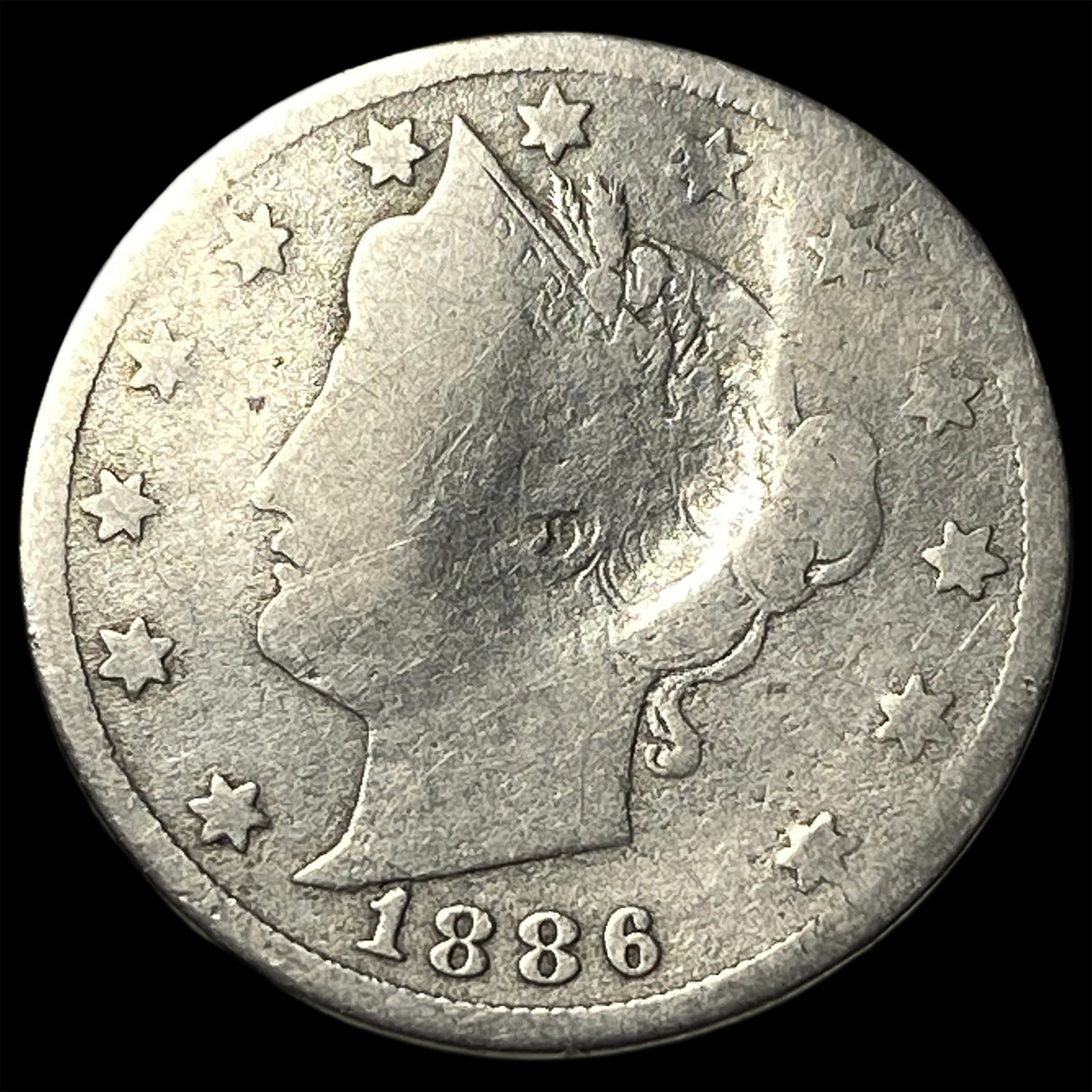 1886 Liberty Head Nickel HIGH GRADE: 1886 Liberty Head Nickel HIGH GRADE