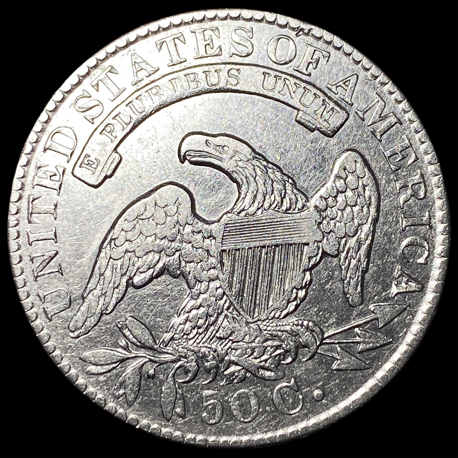 1834 Capped Bust Half Dollar CLOSELY UNCIRCULATED - 2