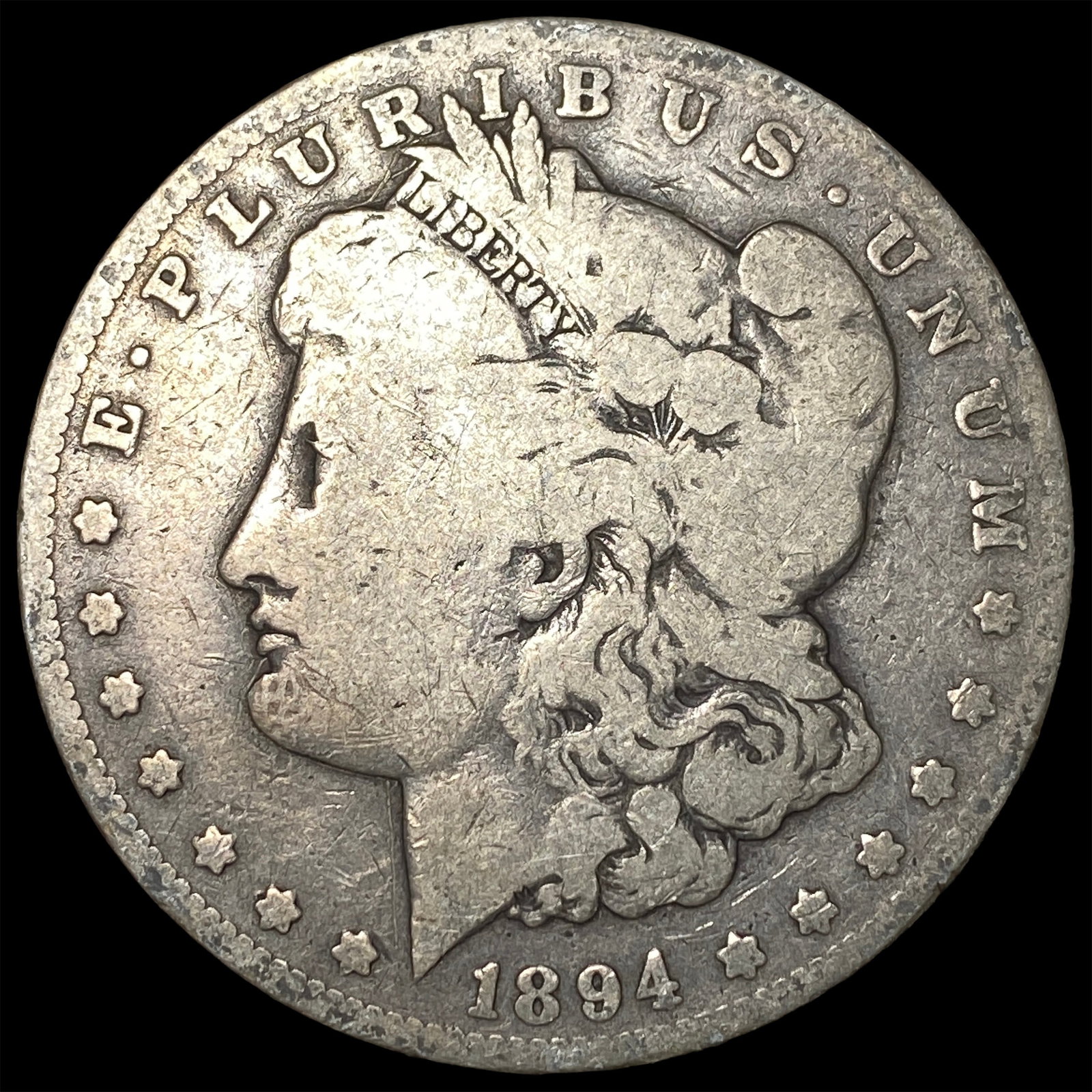 1894-O Silver Morgan Dollar NICELY CIRCULATED: 1894-O Silver Morgan Dollar NICELY CIRCULATED