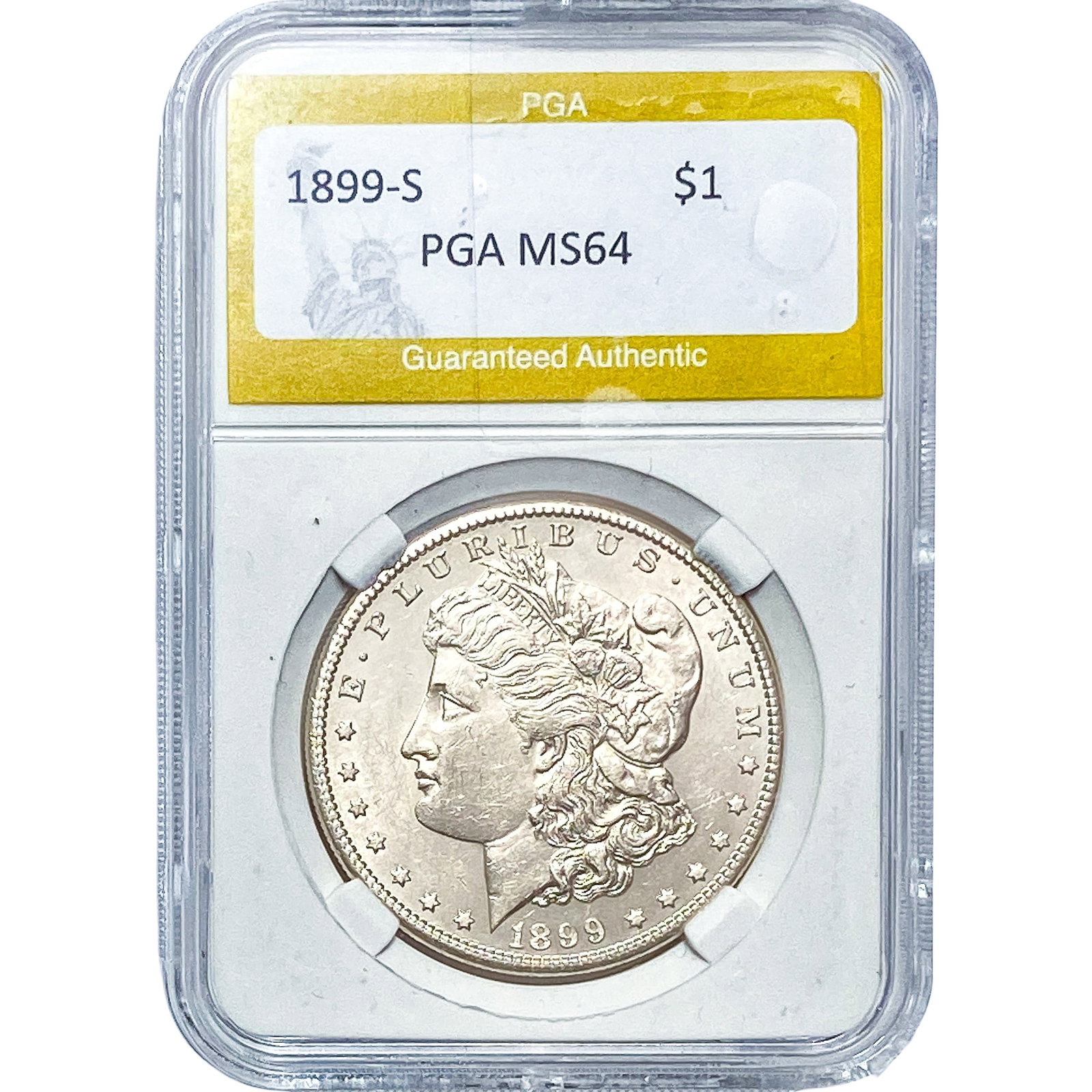 1899-S Morgan Silver Dollar PGA MS64 (1 of 2)