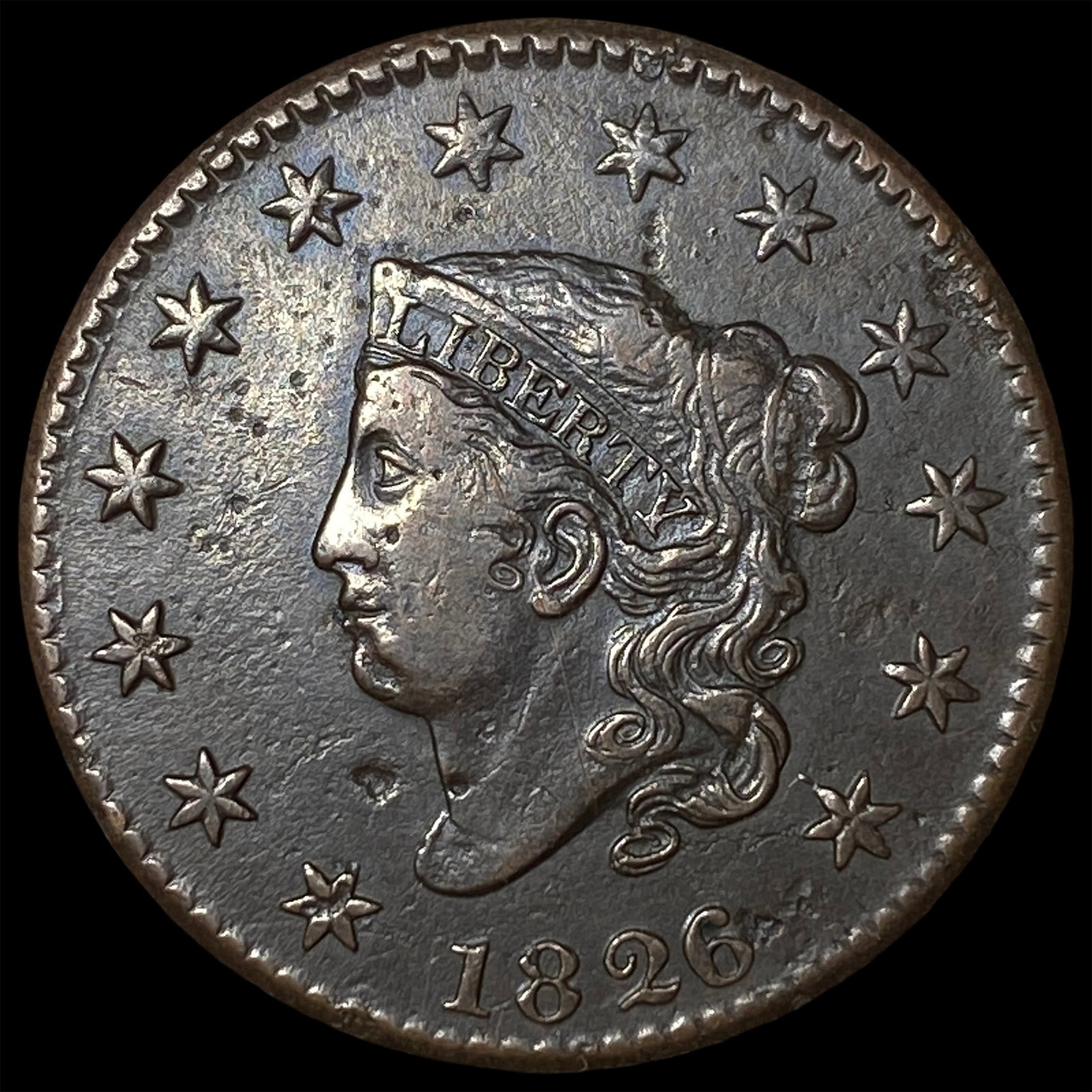 1826 Coronet Head Large Cent HIGH GRADE (1 of 2)