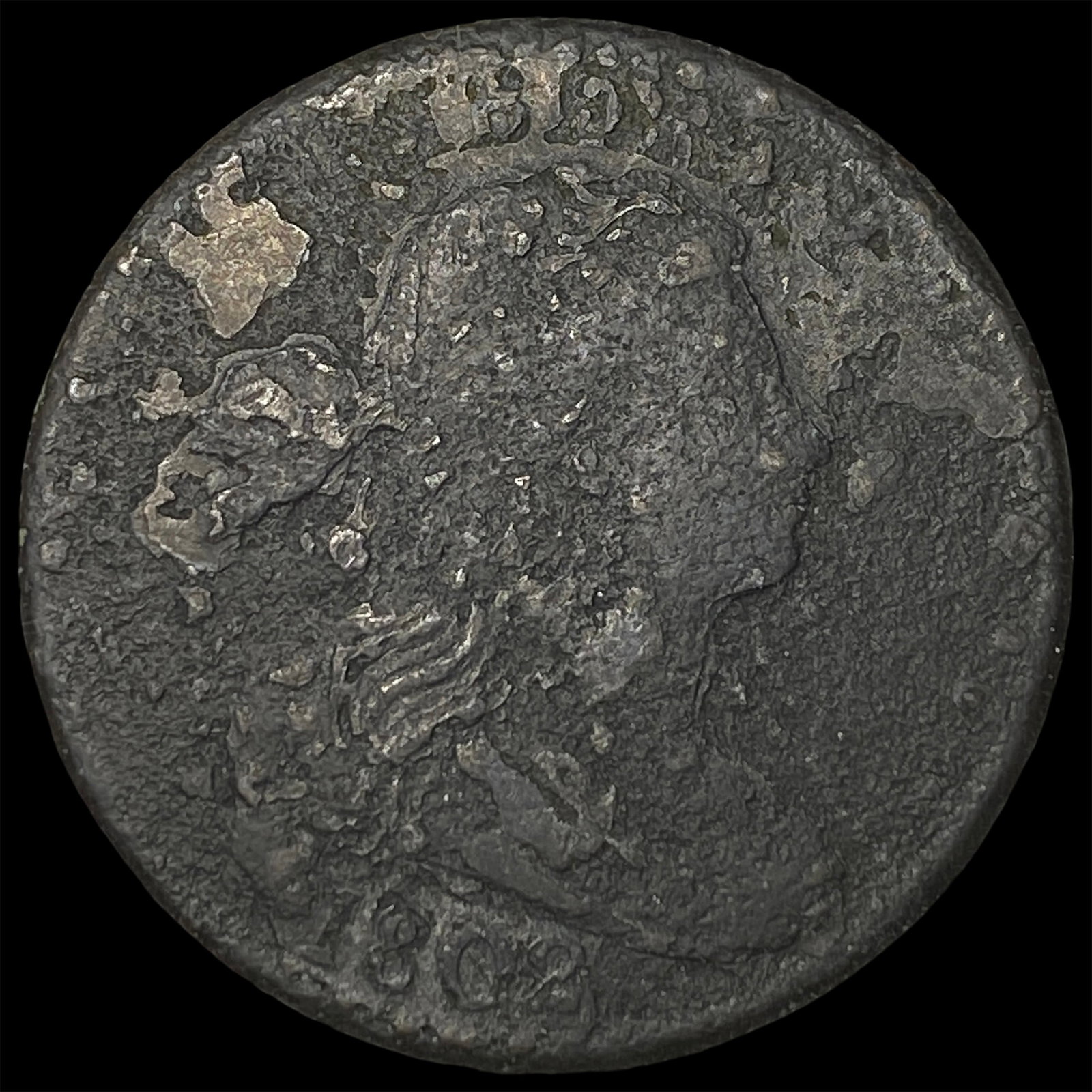 1802 Draped Bust Large Cent NEARLY UNCIRCULATED: 1802 Draped Bust Large Cent NEARLY UNCIRCULATED