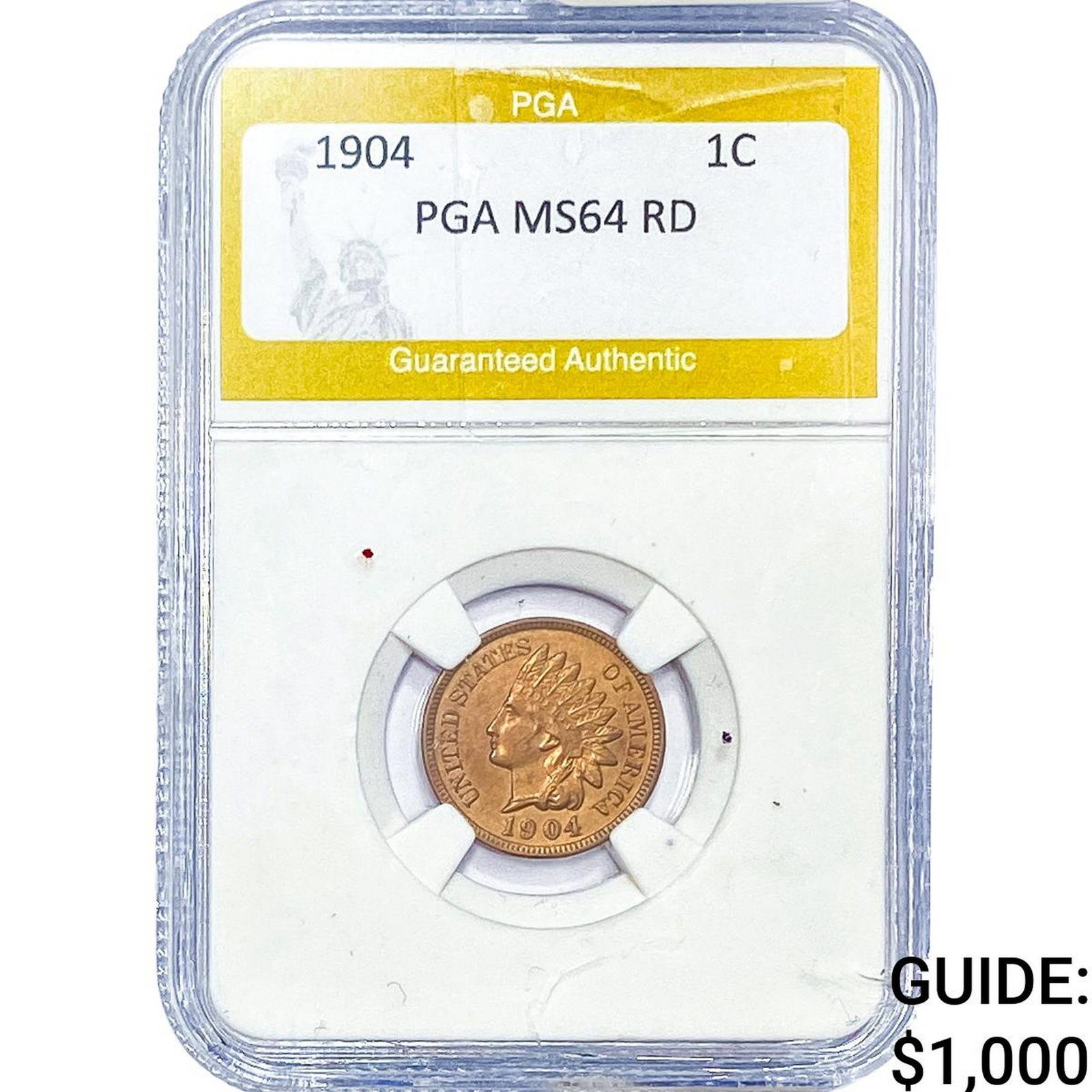 1904 Indian Head Cent PGA MS64RD (1 of 2)