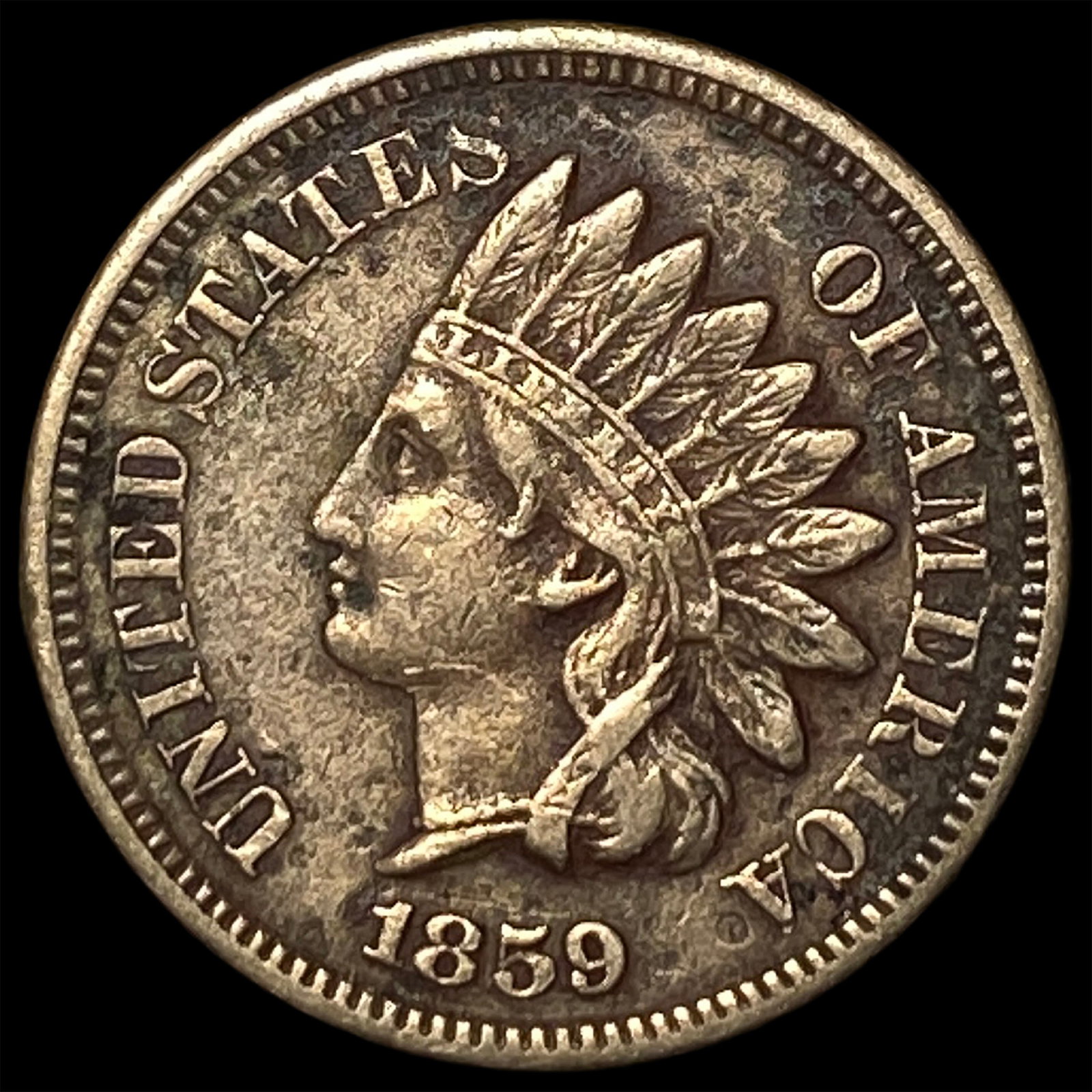 1859 Indian Head Cent LIGHTLY CIRCULATED (1 of 2)