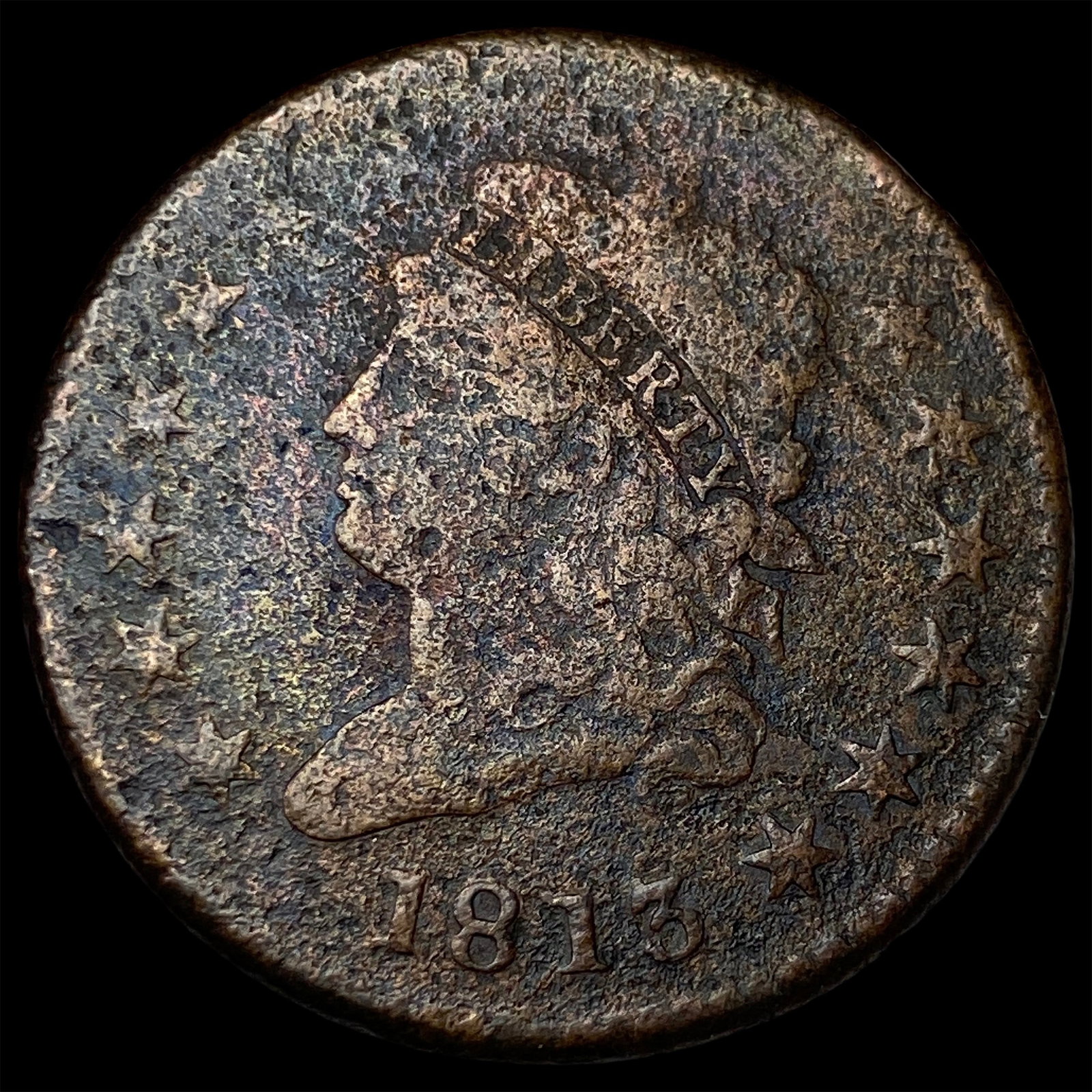 1813 Classic Head Large Cent HIGH GRADE: 1813 Classic Head Large Cent HIGH GRADE