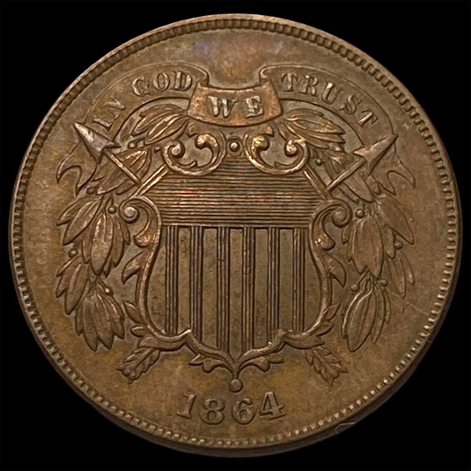 1864 Two-Cent Piece UNCIRCULATED (1 of 2)