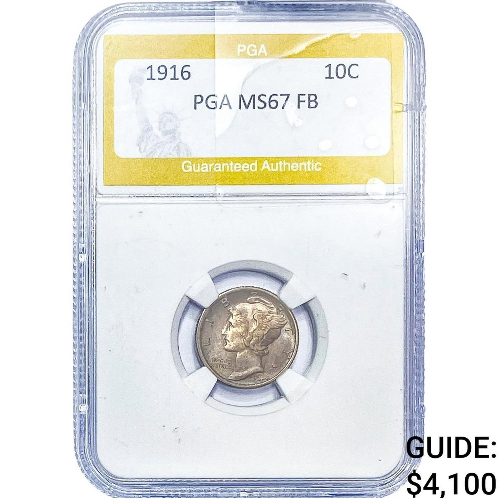 1916 Mercury Silver Dime PGA MS67FB (1 of 2)