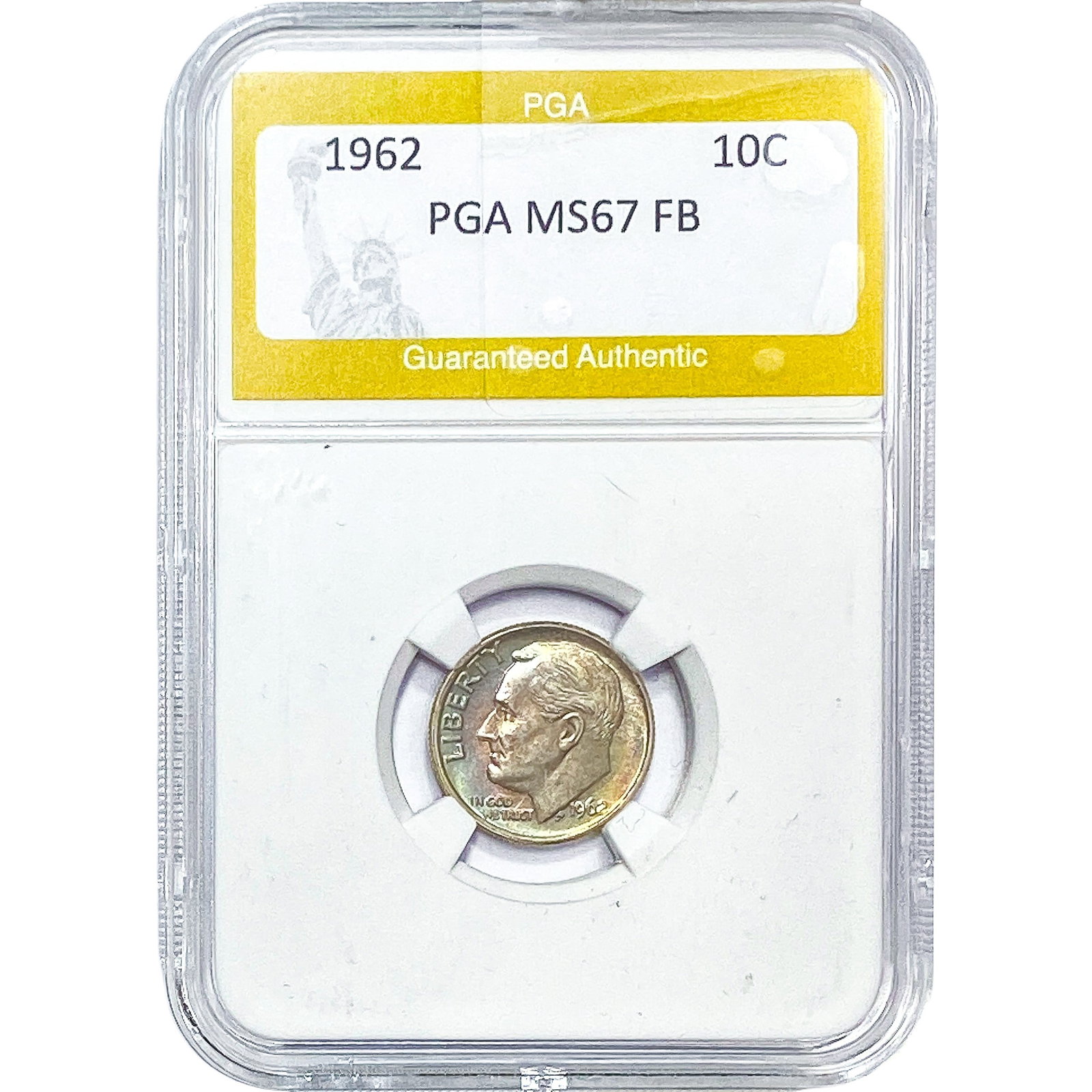 1962 Roosevelt Dime PGA MS67FB (1 of 2)