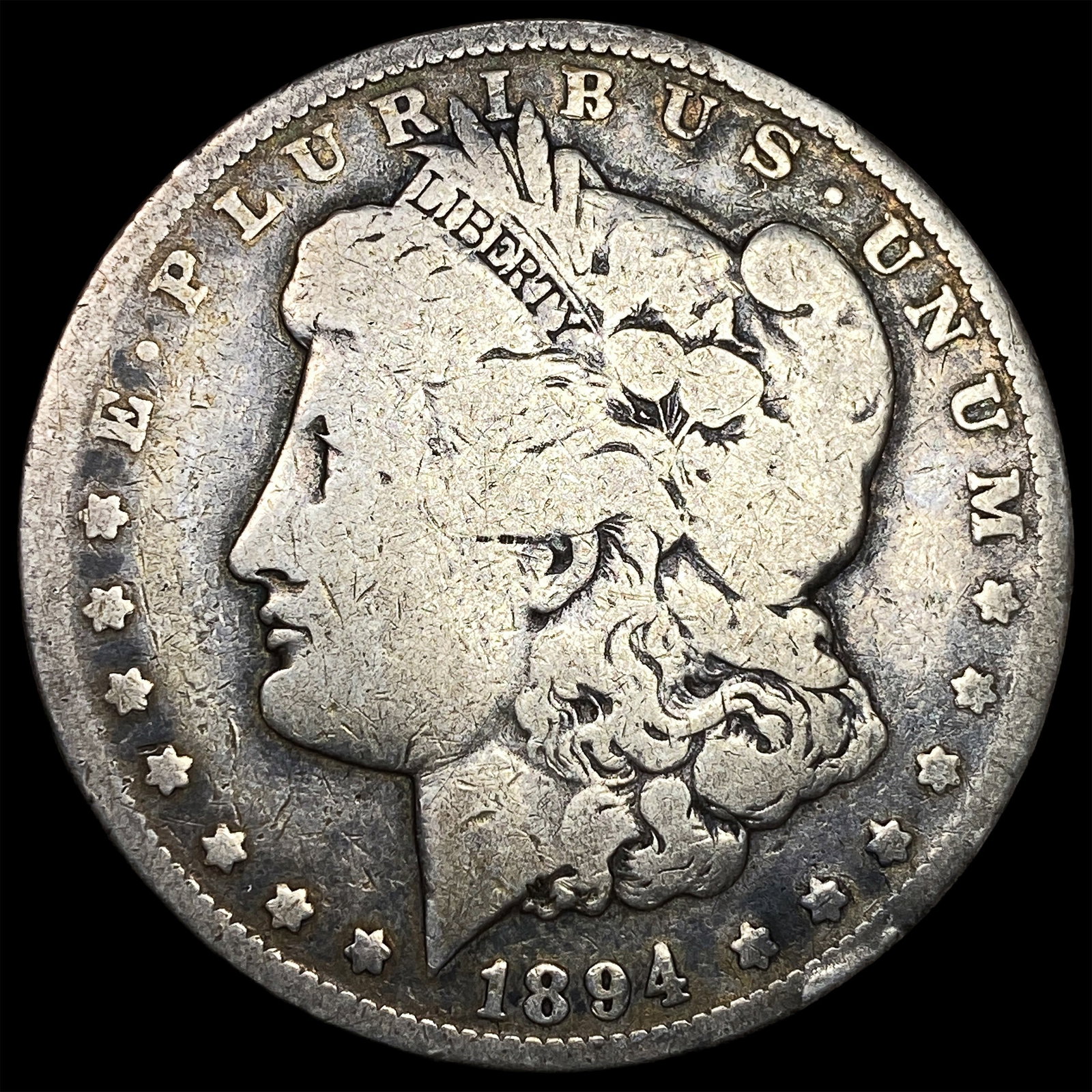 1894-O Silver Morgan Dollar NICELY CIRCULATED: 1894-O Silver Morgan Dollar NICELY CIRCULATED