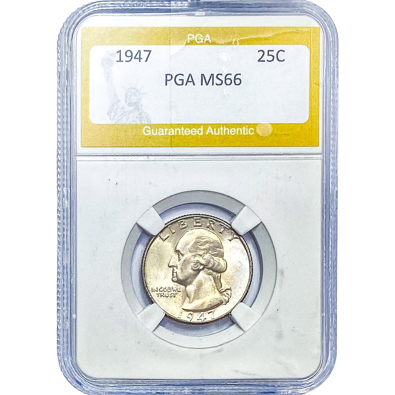 1947 Washington Silver Quarter PGA MS66: 1947 Washington Silver Quarter PGA MS66