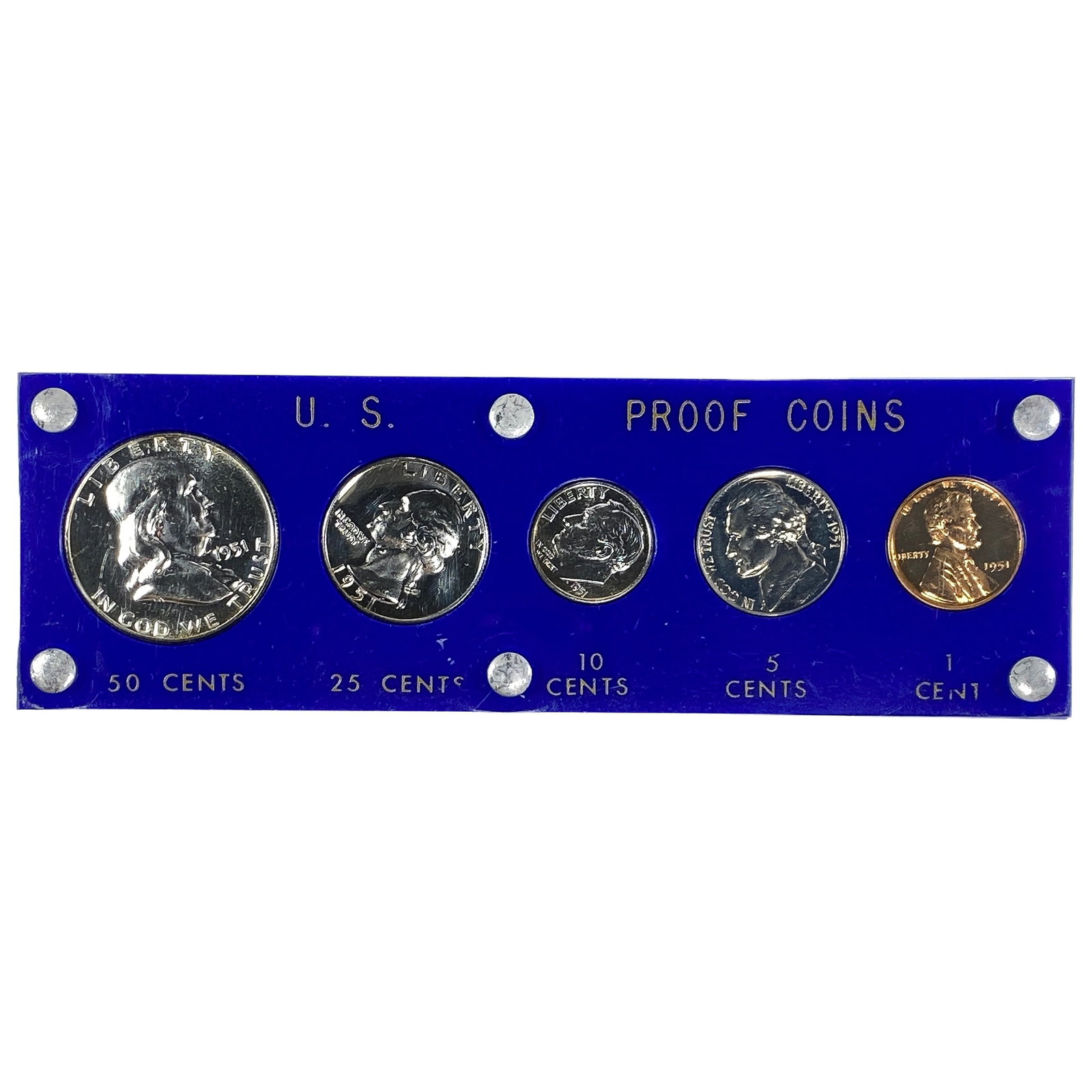 1951 United States Proof Set 1C-50C: 1951 United States Proof Set 1C-50C