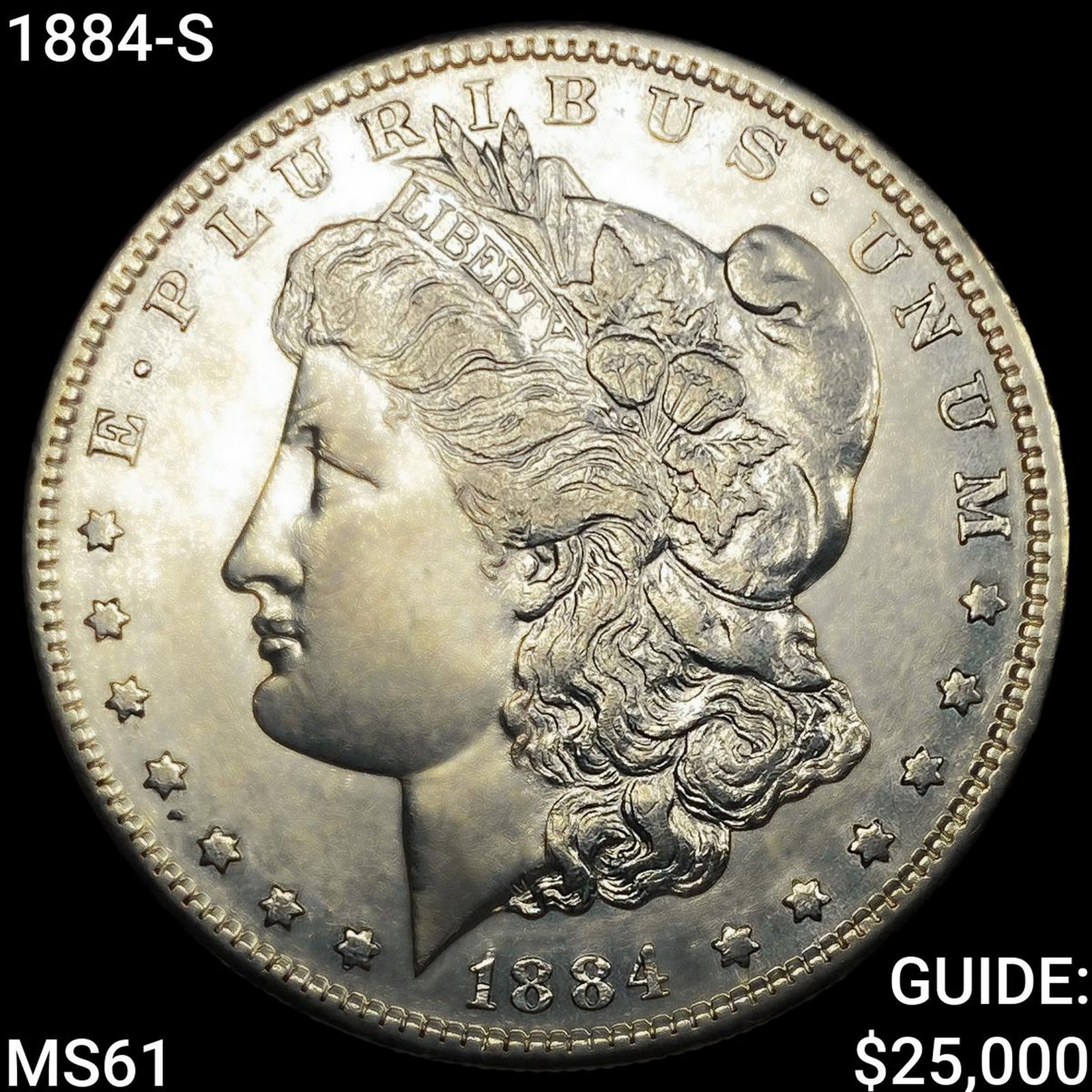 1884-S Morgan Silver Dollar: 1884-S Morgan Silver Dollar