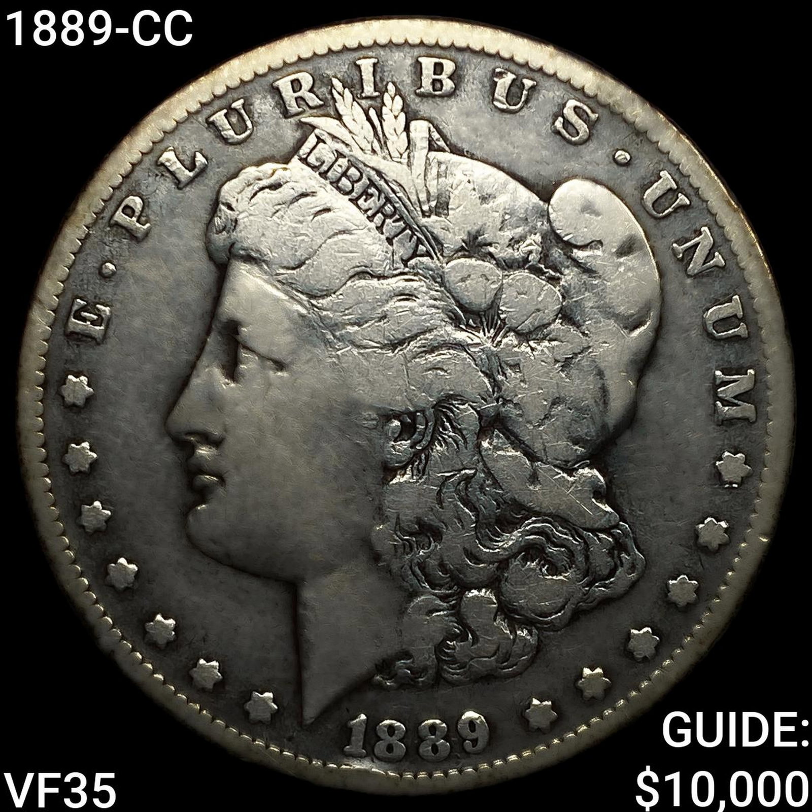 1889-CC Morgan Silver Dollar: 1889-CC Morgan Silver Dollar