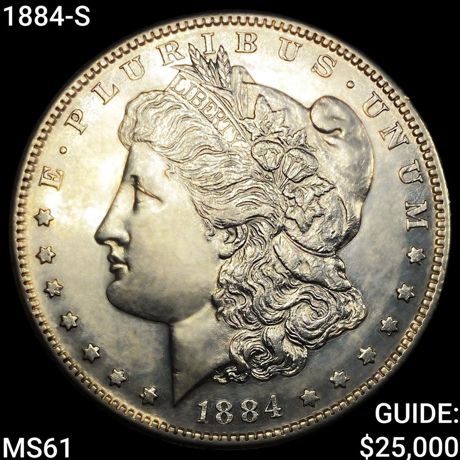1884-S Morgan Silver Dollar: 1884-S Morgan Silver Dollar