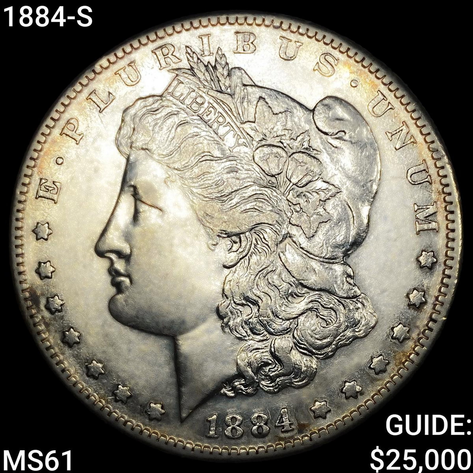 1884-S Morgan Silver Dollar: 1884-S Morgan Silver Dollar