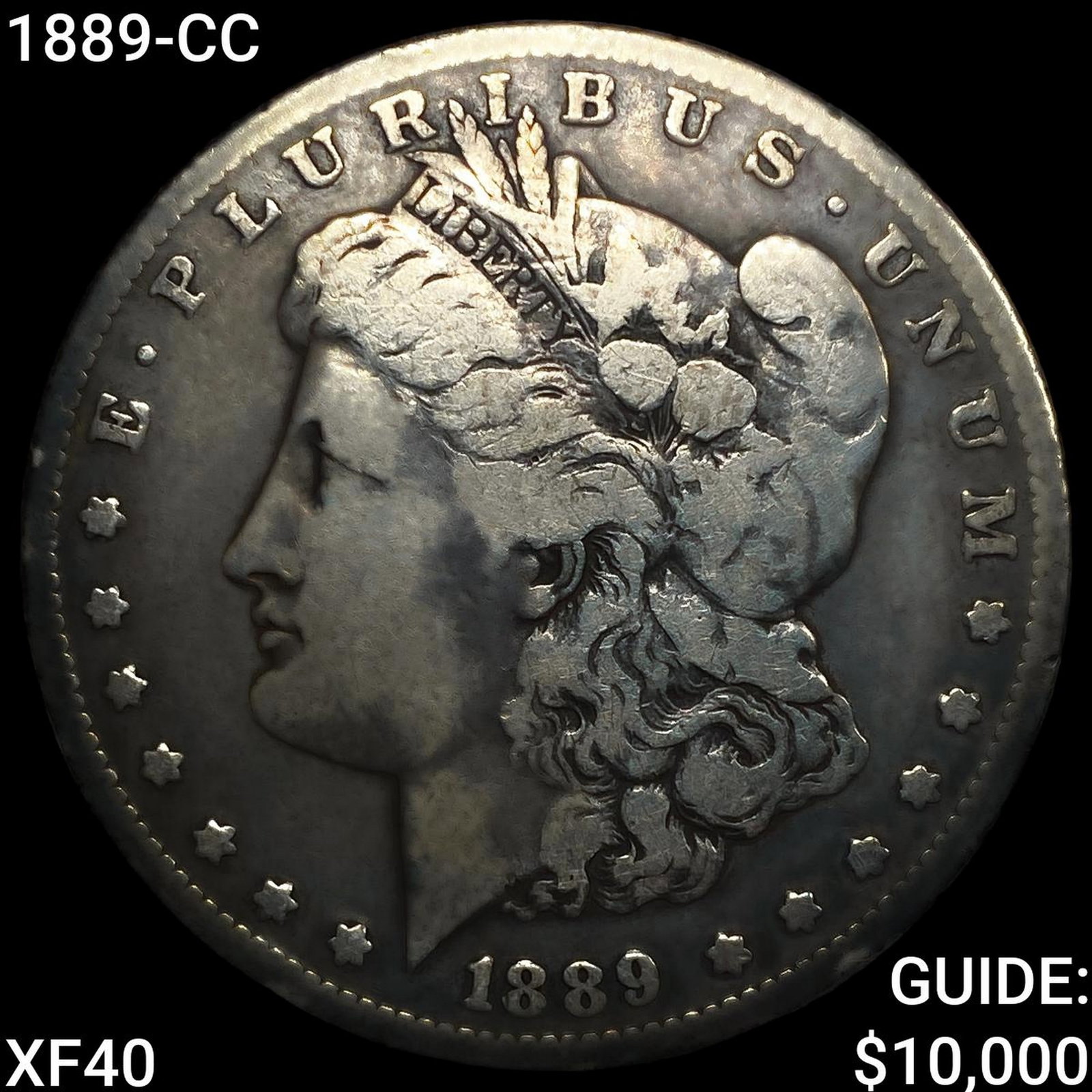 1889-CC Morgan Silver Dollar: 1889-CC Morgan Silver Dollar