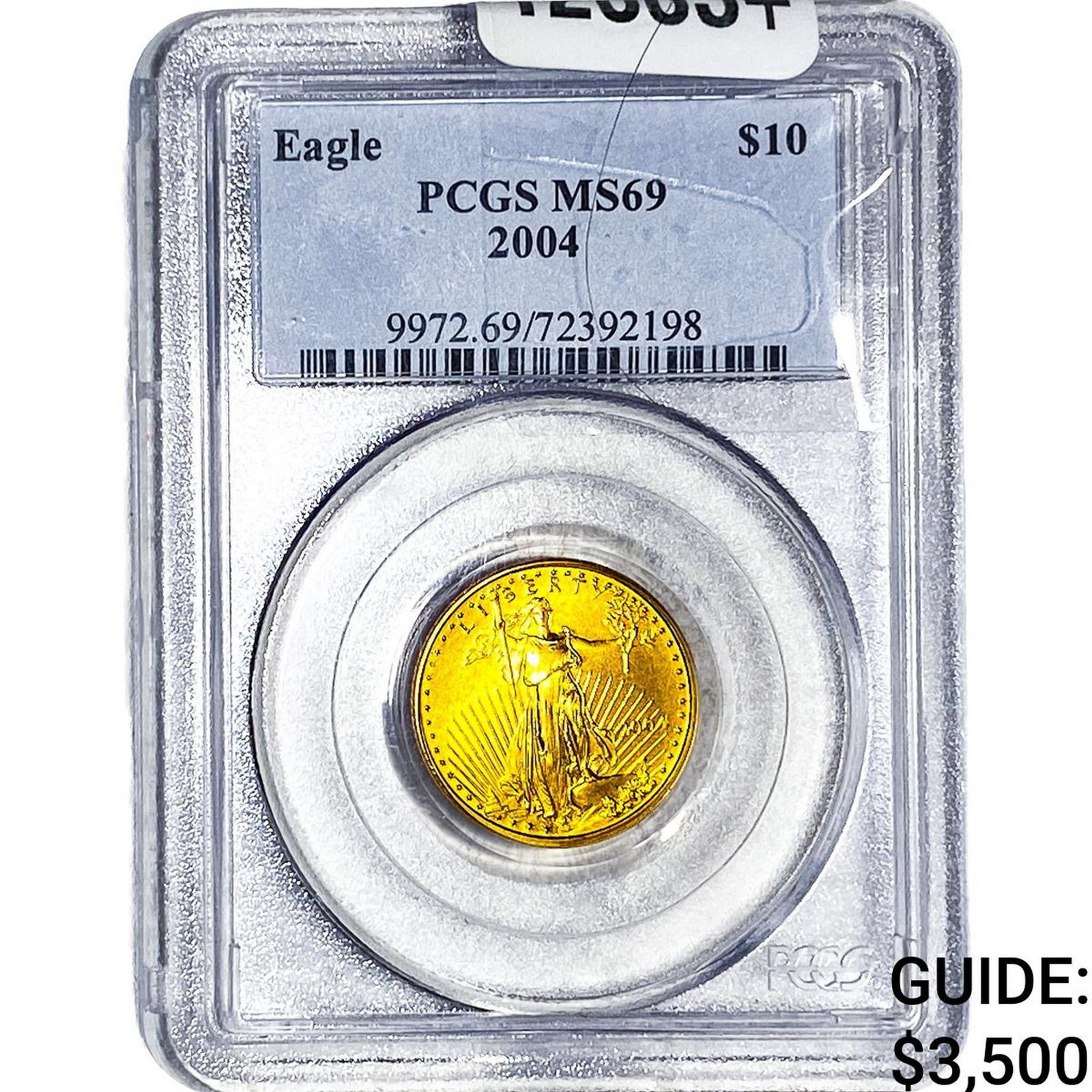 2004 1/4oz $10 Gold Eagle PCGS MS69: 2004 1/4oz $10 Gold Eagle PCGS MS69