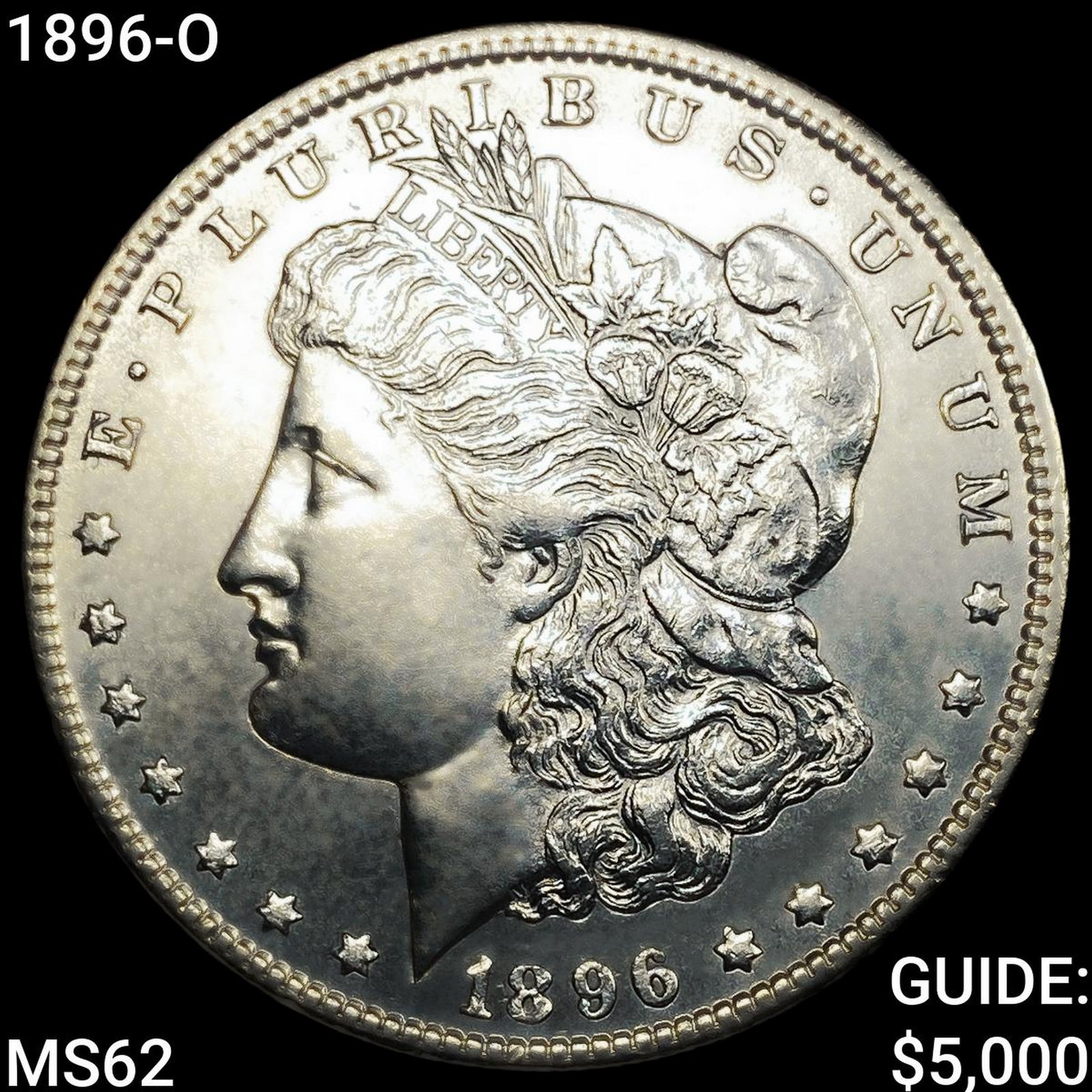 1896-O Morgan Silver Dollar: 1896-O Morgan Silver Dollar