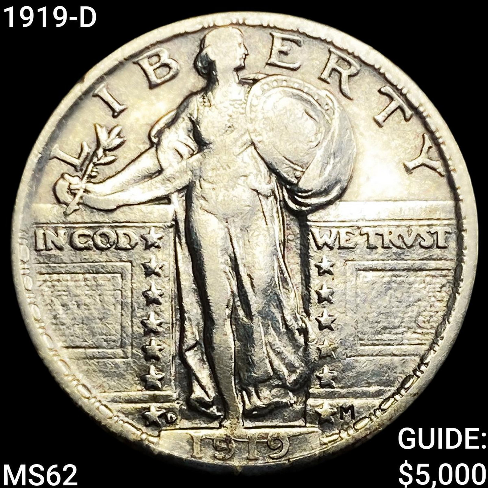 1919-D Standing Liberty Quarter: 1919-D Standing Liberty Quarter