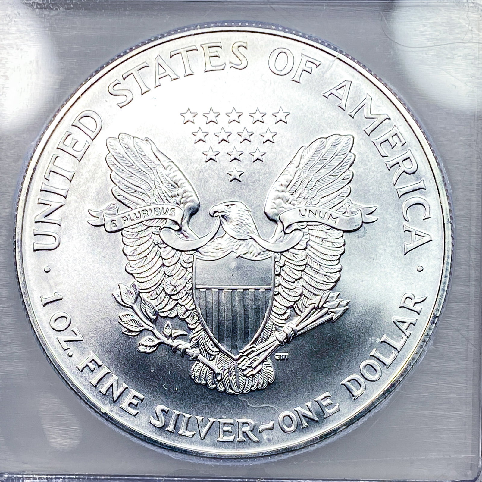 1999 Silver Eagle ICG MS70 - 4