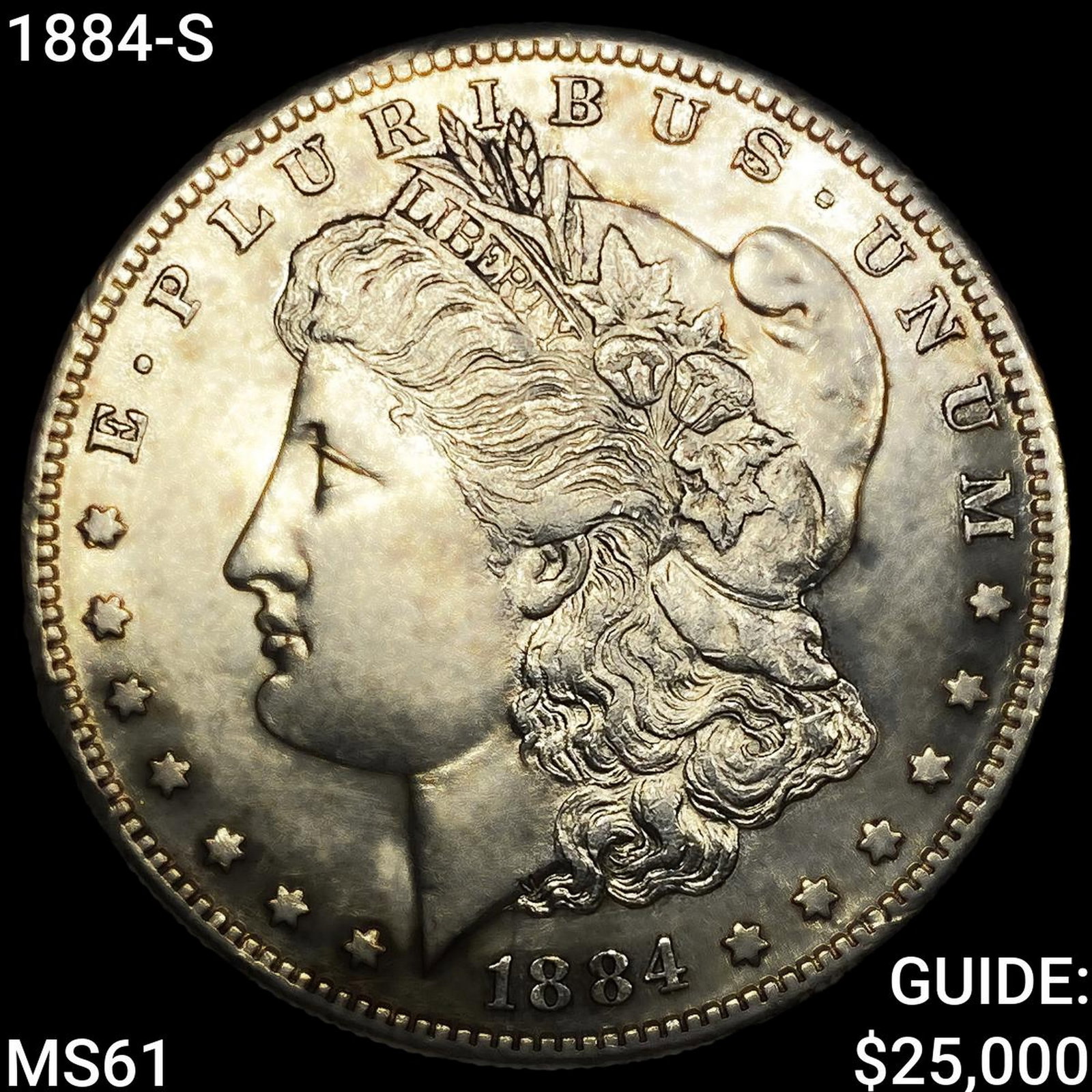 1884-S Morgan Silver Dollar: 1884-S Morgan Silver Dollar