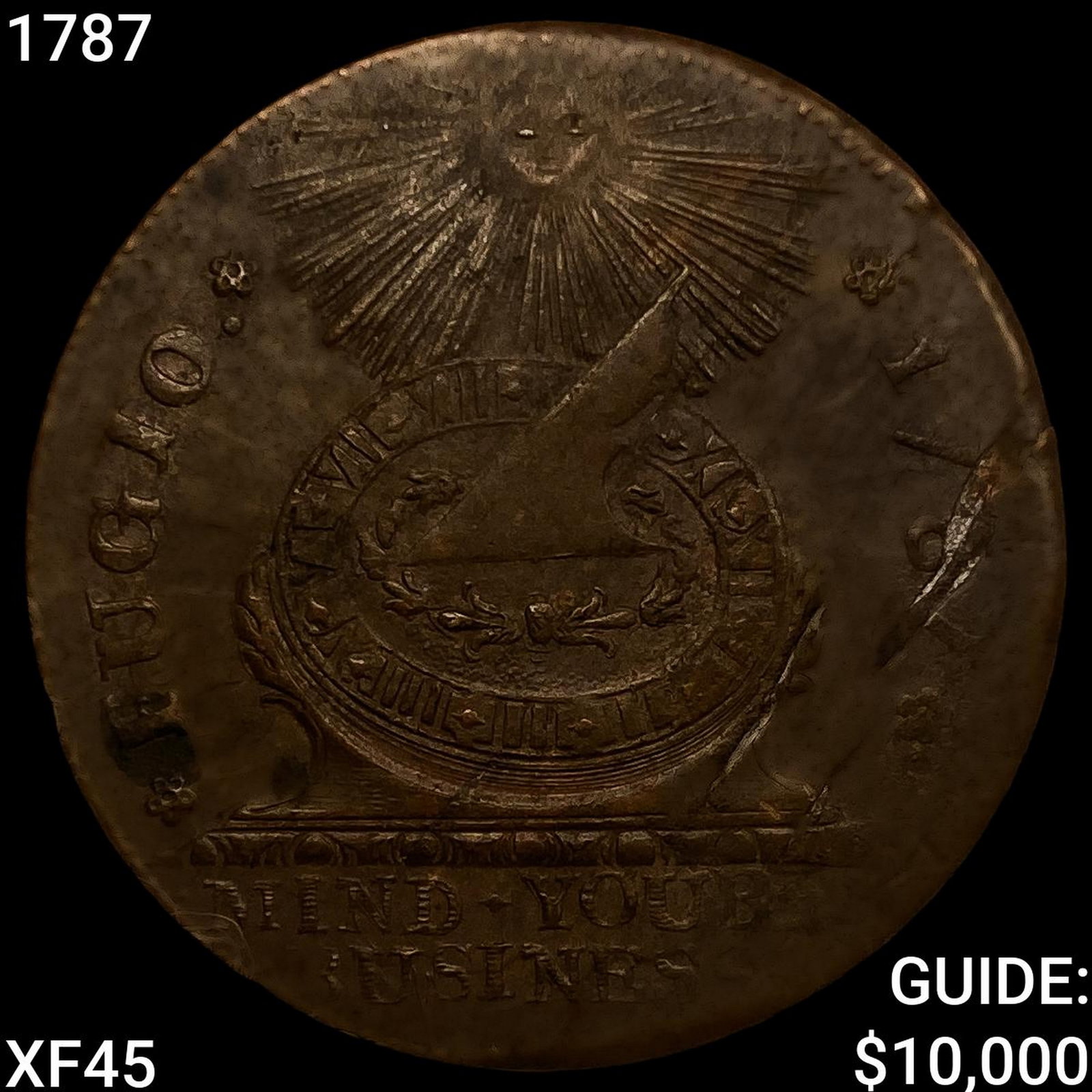 1787 Fugio Cent: 1787 Fugio Cent