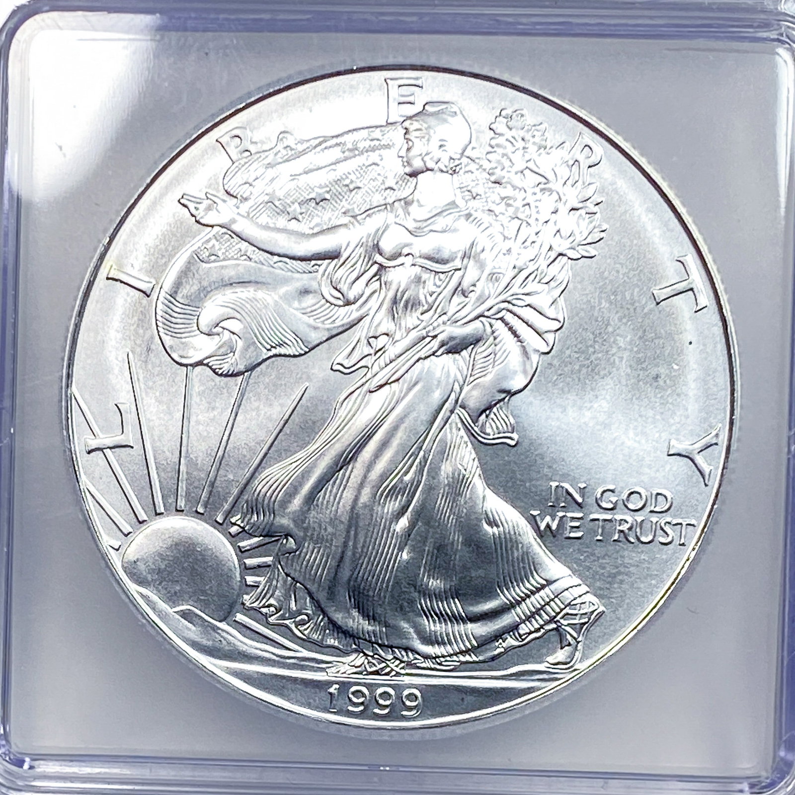 1999 Silver Eagle ICG MS70 - 3
