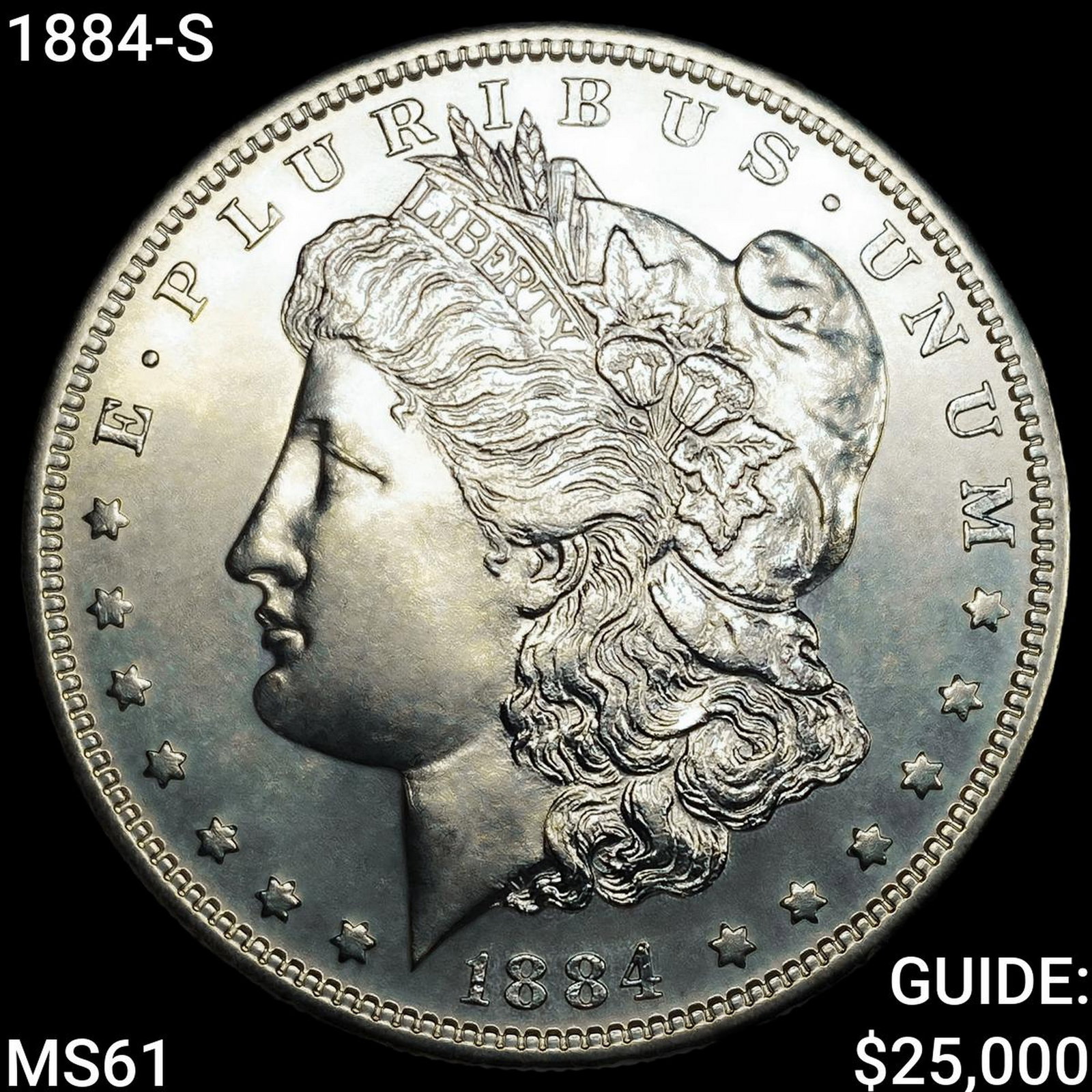 1884-S Morgan Silver Dollar: 1884-S Morgan Silver Dollar