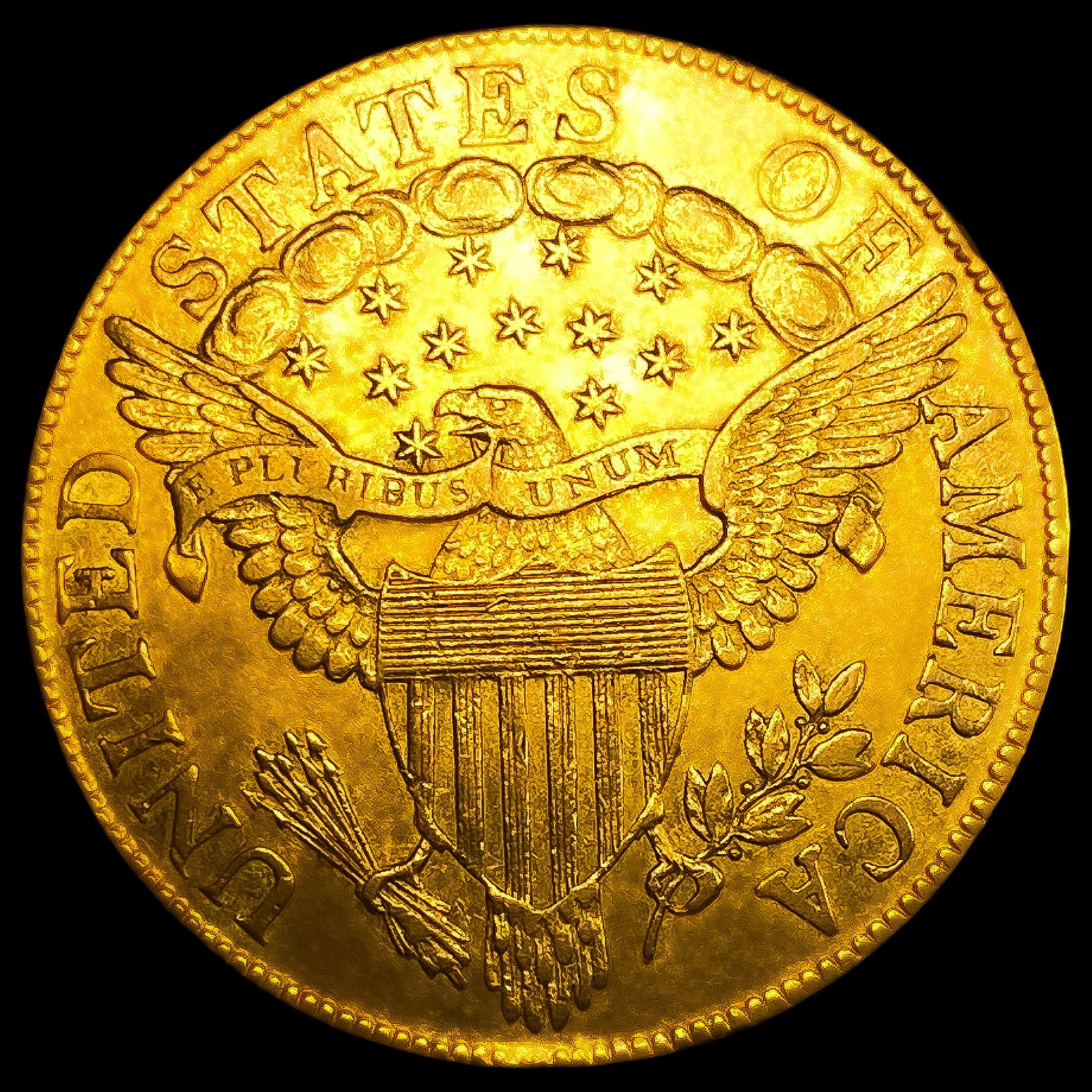 1801 $10 Gold Eagle - 2