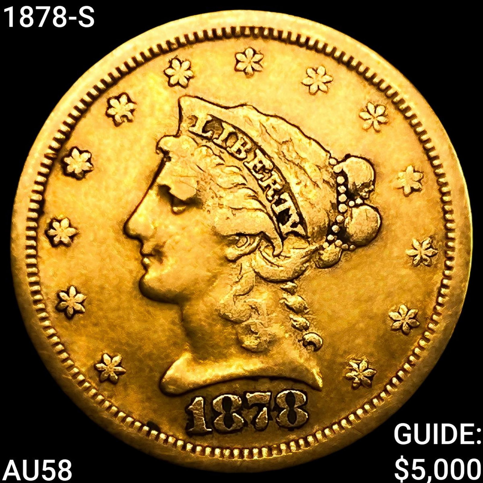 1878-S $2.50 Gold Quarter Eagle: 1878-S $2.50 Gold Quarter Eagle