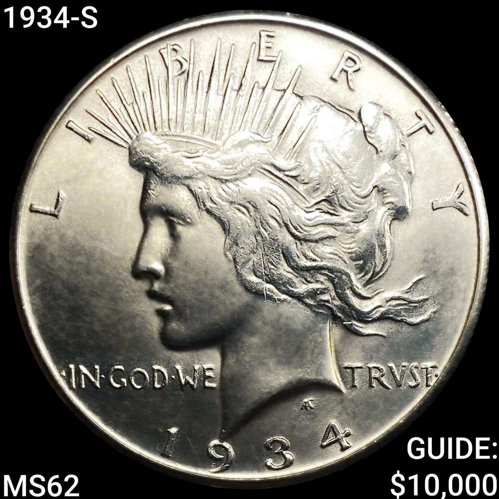 1934-S Silver Peace Dollar: 1934-S Silver Peace Dollar