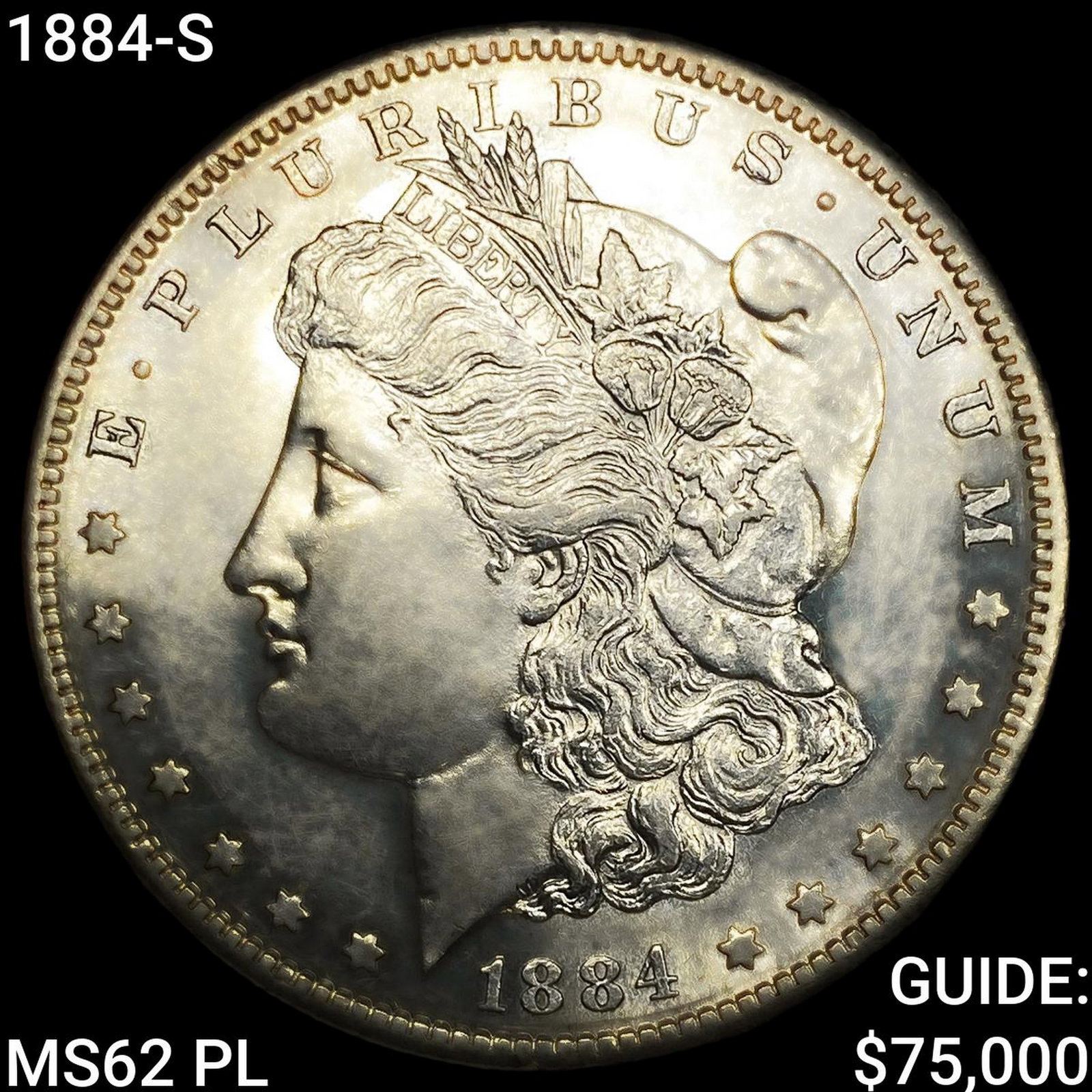 1884-S Morgan Silver Dollar: 1884-S Morgan Silver Dollar