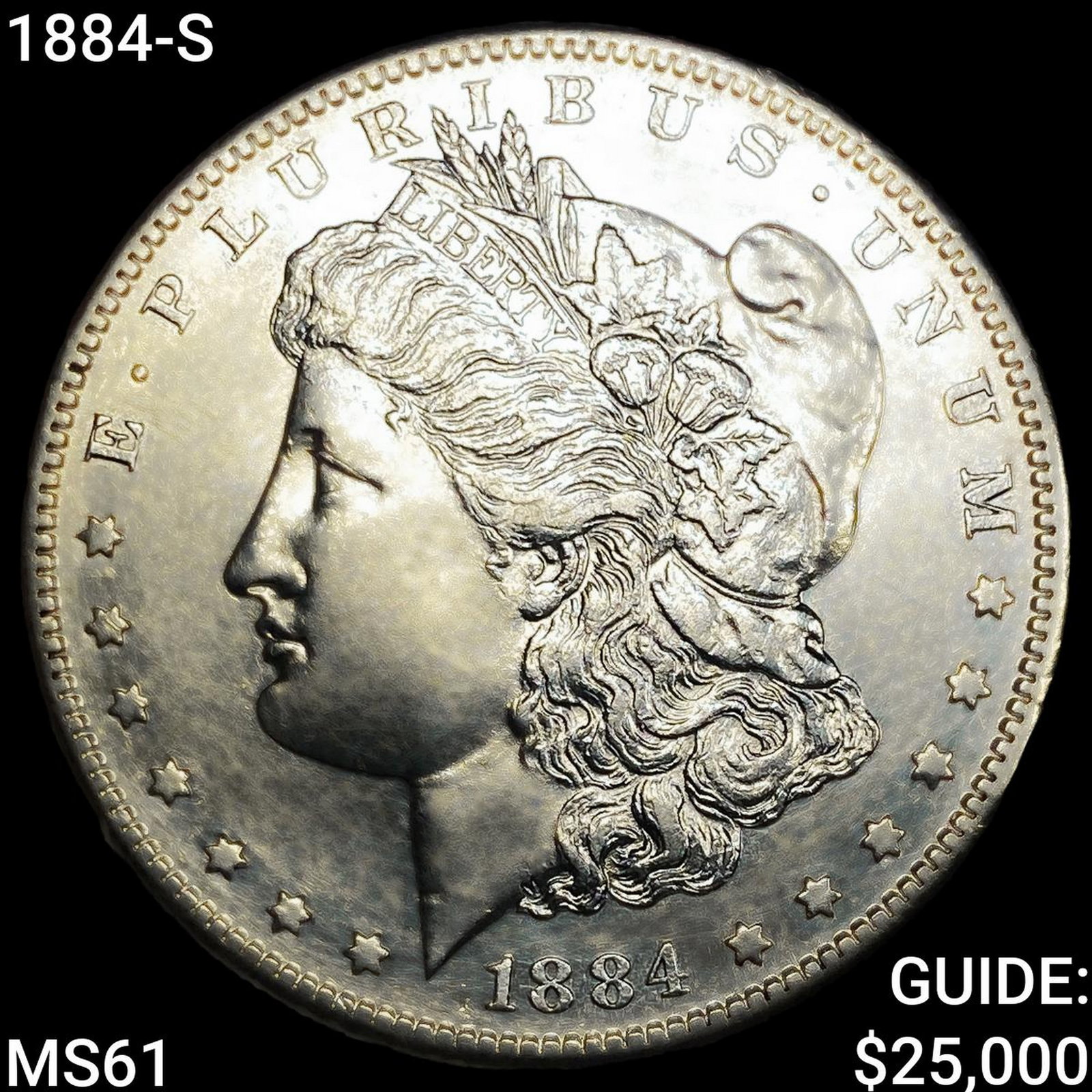 1884-S Morgan Silver Dollar: 1884-S Morgan Silver Dollar