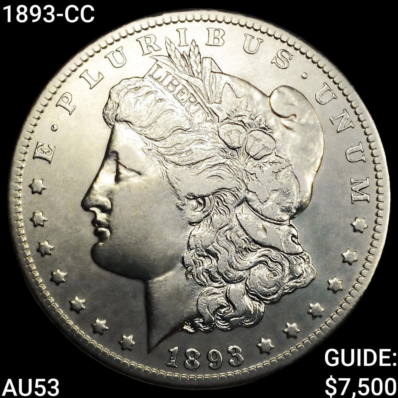 1893-CC Morgan Silver Dollar: 1893-CC Morgan Silver Dollar