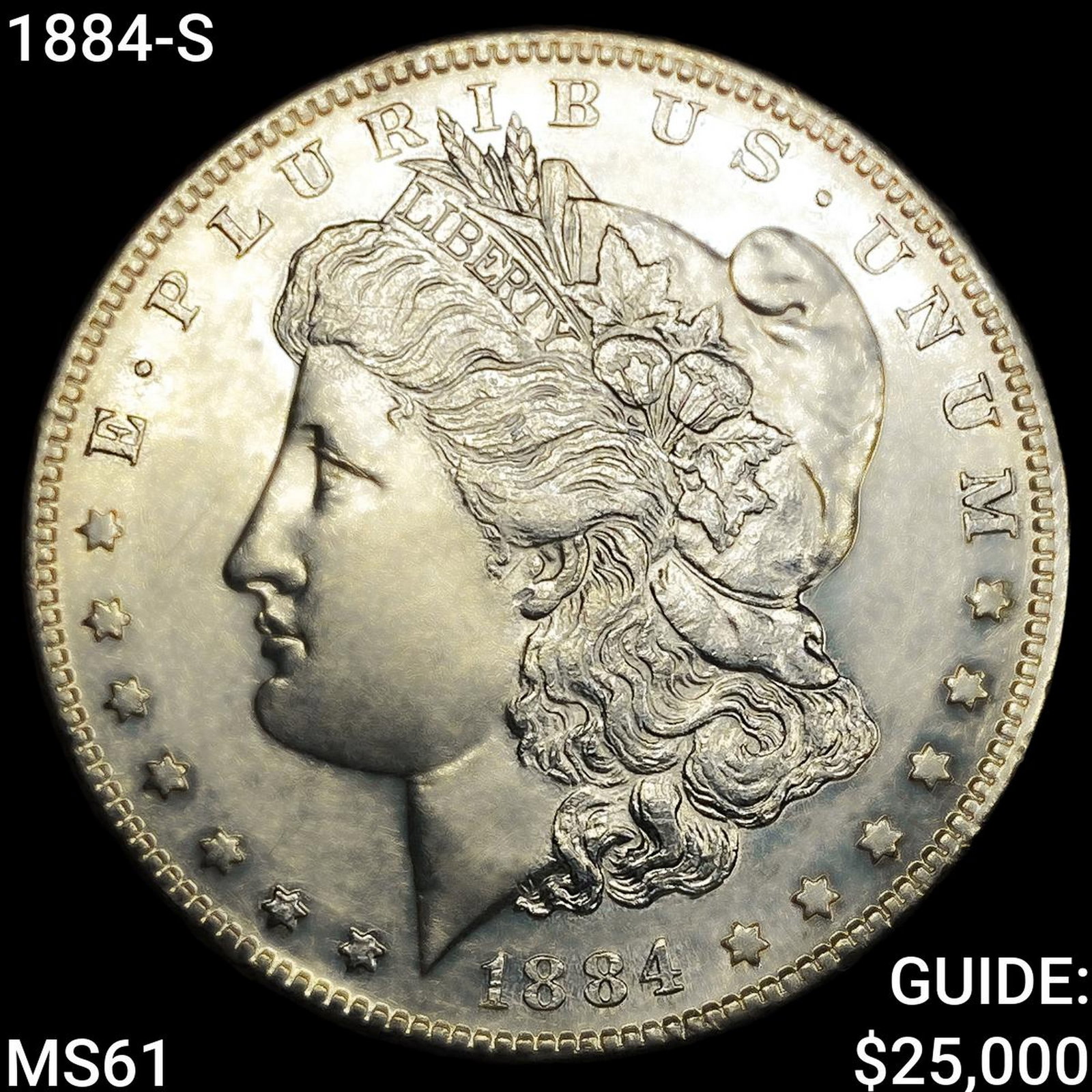 1884-S Morgan Silver Dollar: 1884-S Morgan Silver Dollar