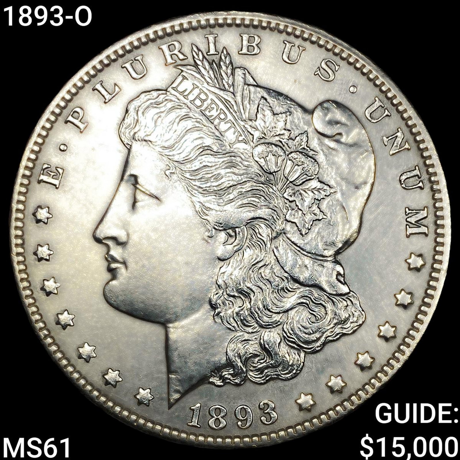 1893-O Morgan Silver Dollar (1 of 2)
