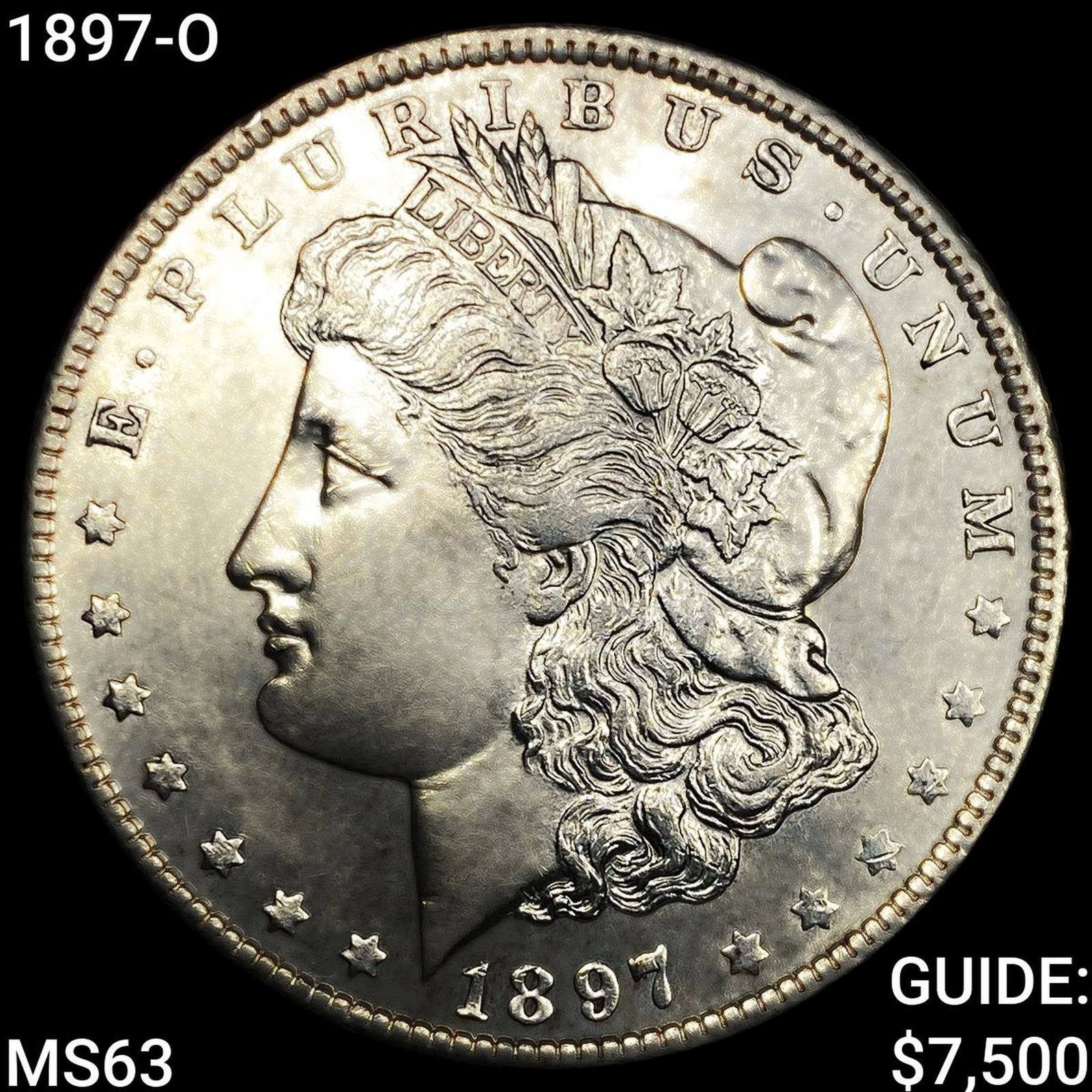 1897-O Morgan Silver Dollar: 1897-O Morgan Silver Dollar
