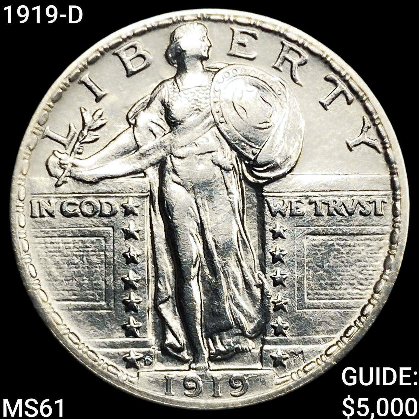1919-D Standing Liberty Quarter: 1919-D Standing Liberty Quarter