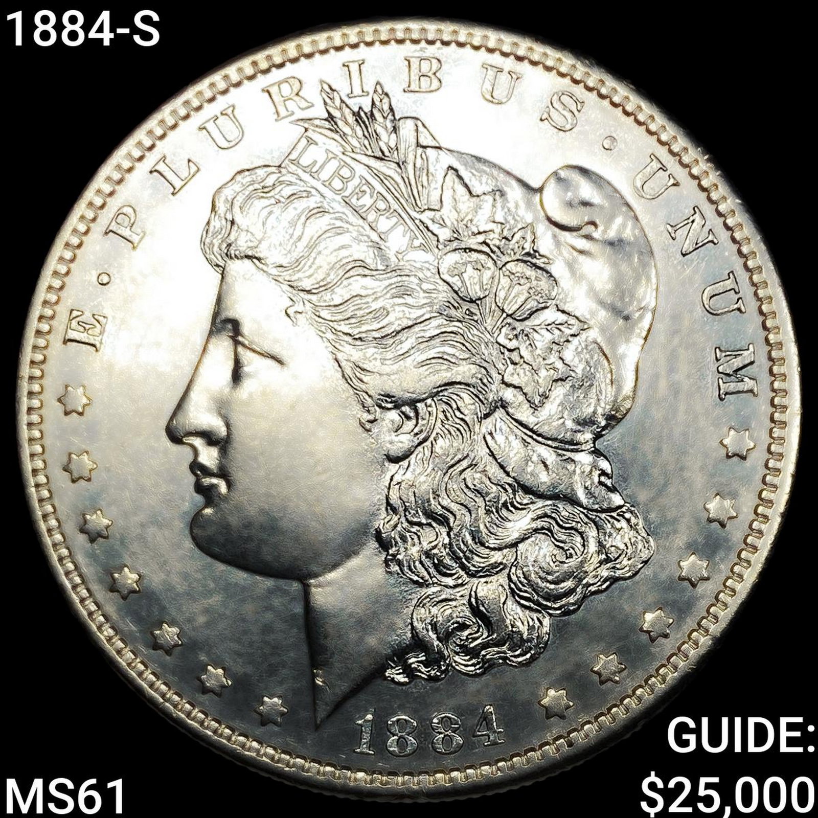 1884-S Morgan Silver Dollar: 1884-S Morgan Silver Dollar