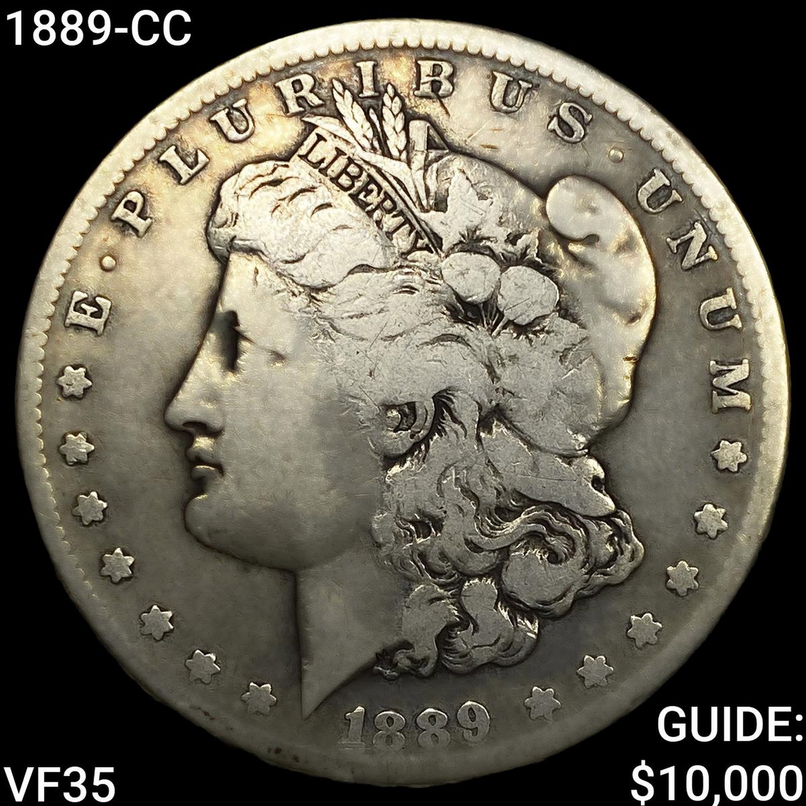 1889-CC Morgan Silver Dollar: 1889-CC Morgan Silver Dollar
