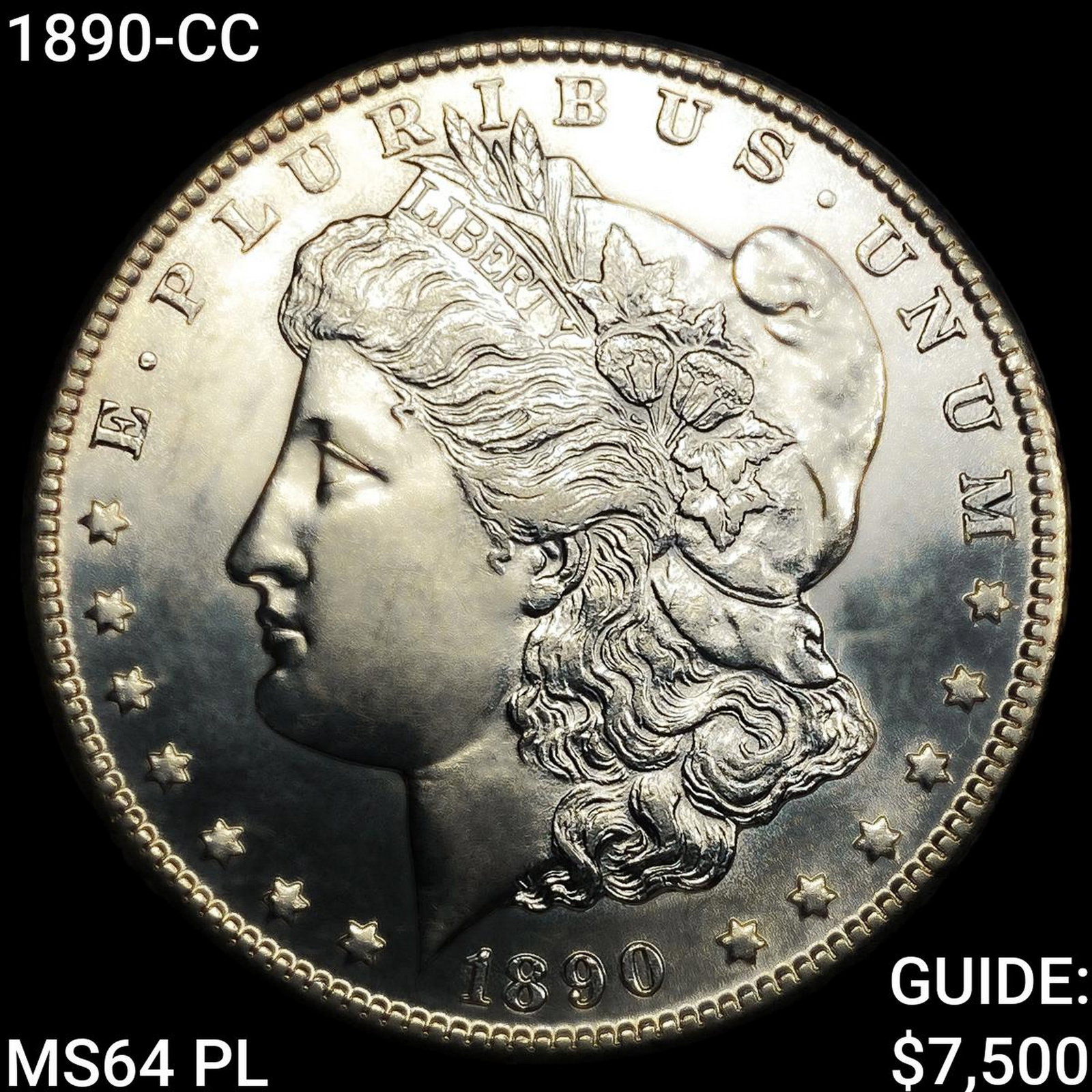 1890-CC Morgan Silver Dollar: 1890-CC Morgan Silver Dollar