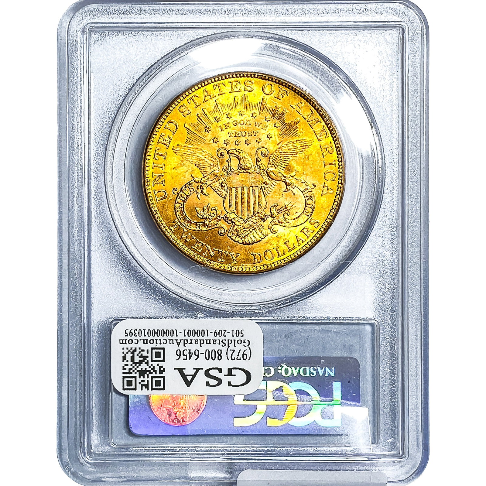 1901 $20 Gold Double Eagle PCGS MS63 - 2