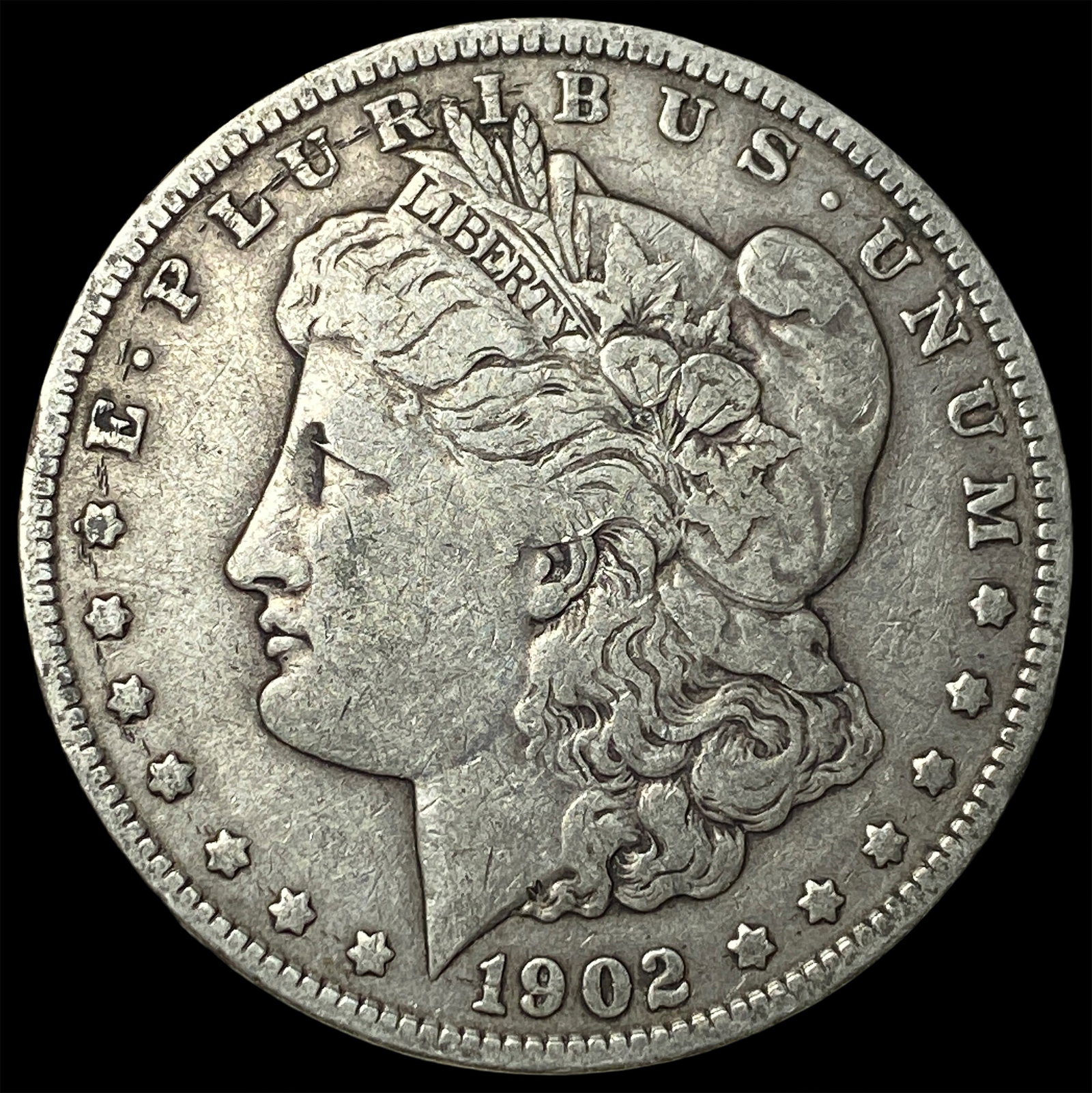 1902 Morgan Silver Dollar NEARLY UNCIRCULATED: 1902 Morgan Silver Dollar NEARLY UNCIRCULATED