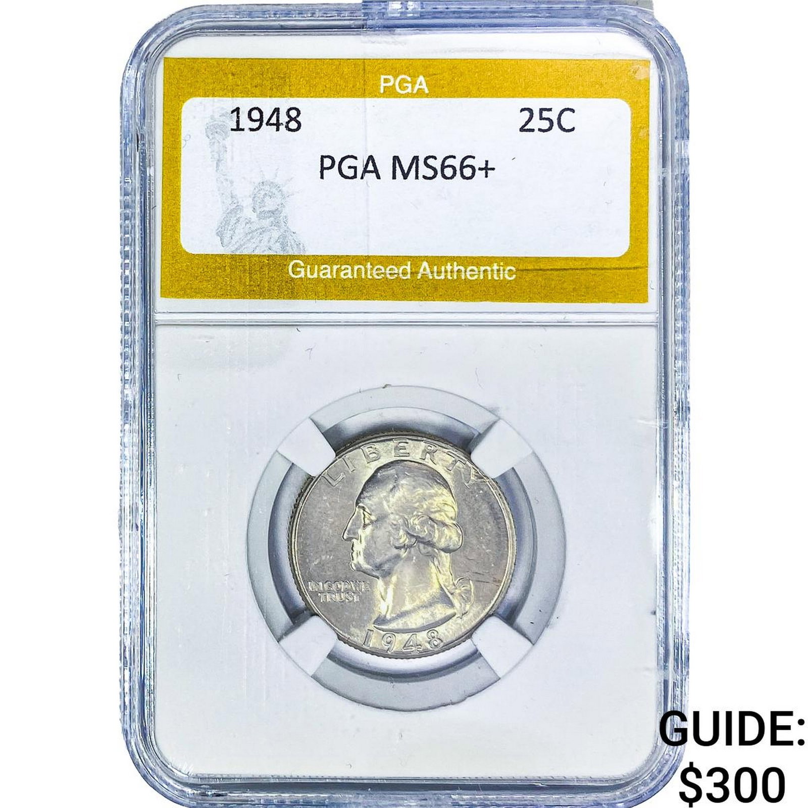 1948 Washington Silver Quarter PGA MS66+: 1948 Washington Silver Quarter PGA MS66+