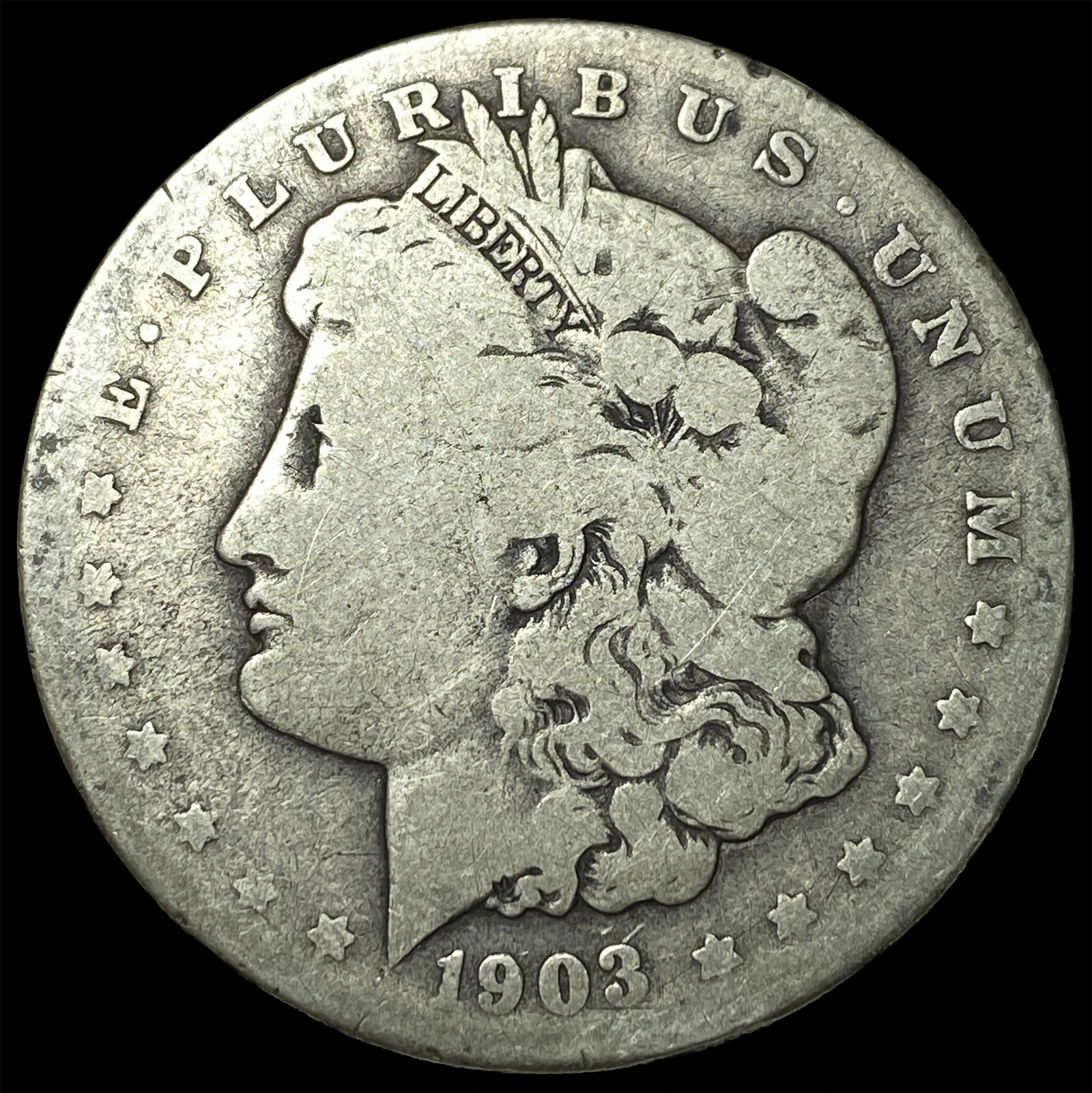 1903-S Silver Morgan Dollar NICELY CIRCULATED: 1903-S Silver Morgan Dollar NICELY CIRCULATED